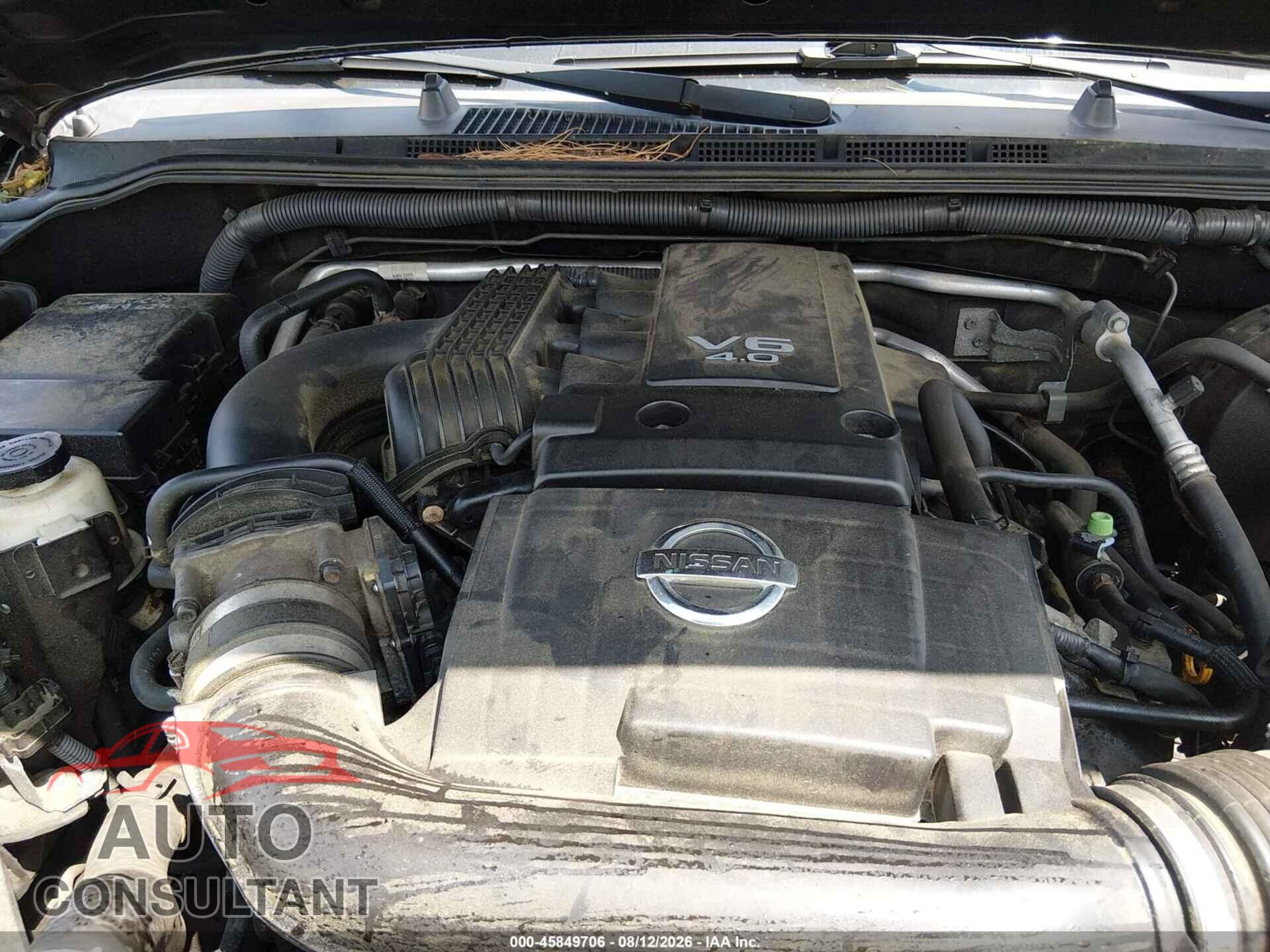 NISSAN FRONTIER 2012 - 1N6AD0EV9CC447178