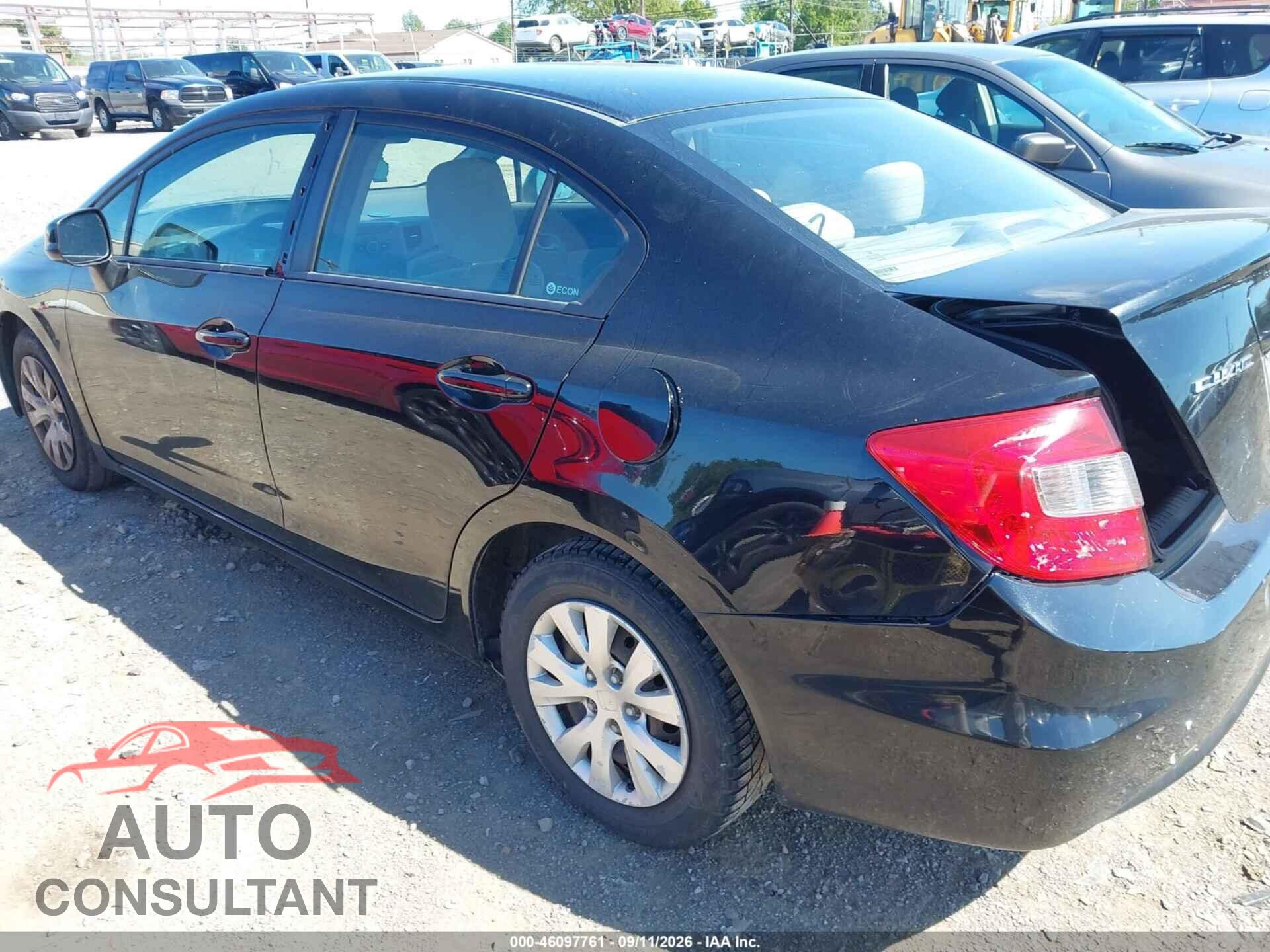 HONDA CIVIC 2012 - 2HGFB2F55CH335792