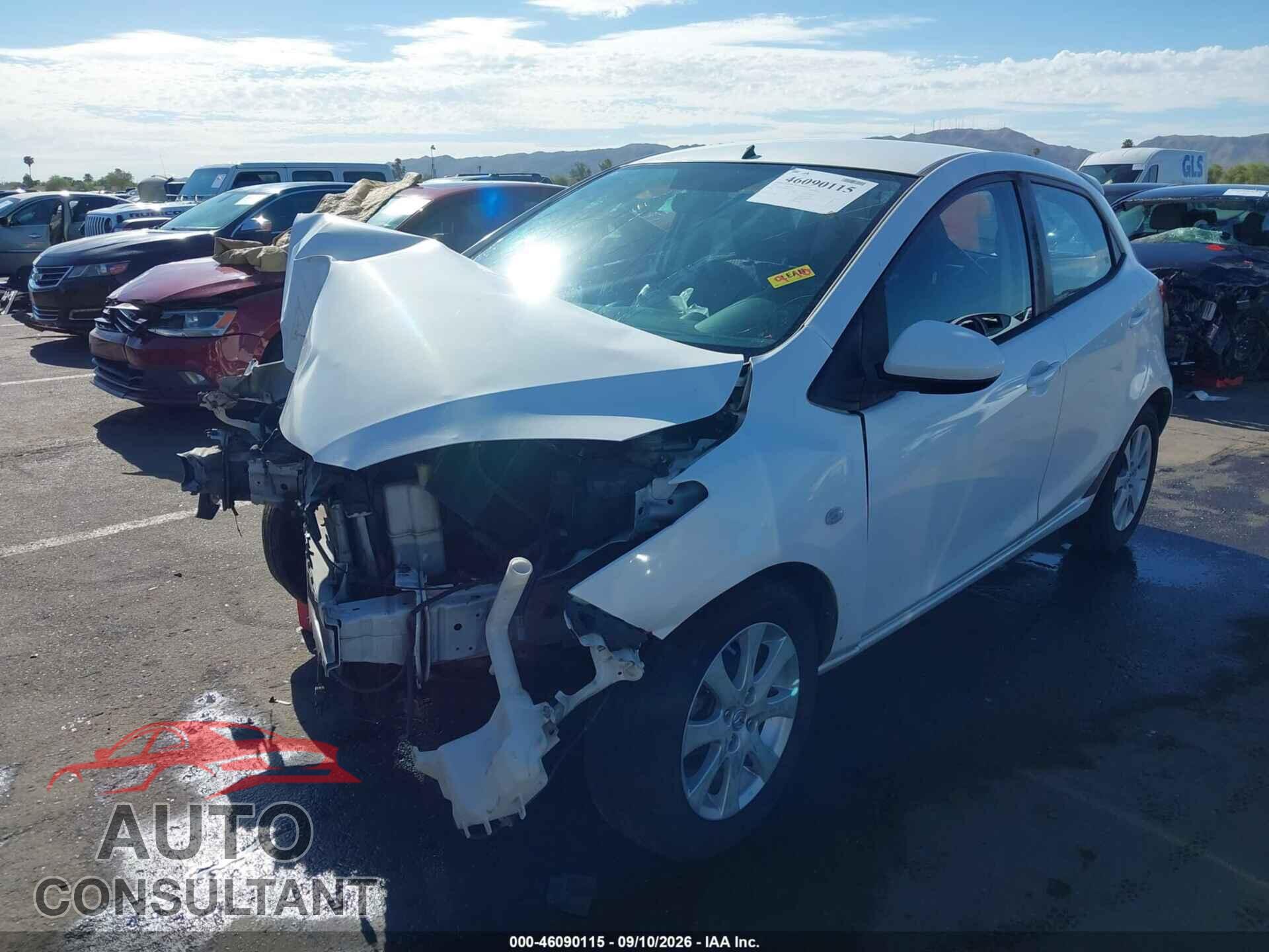 MAZDA MAZDA2 2012 - JM1DE1LY9C0136917