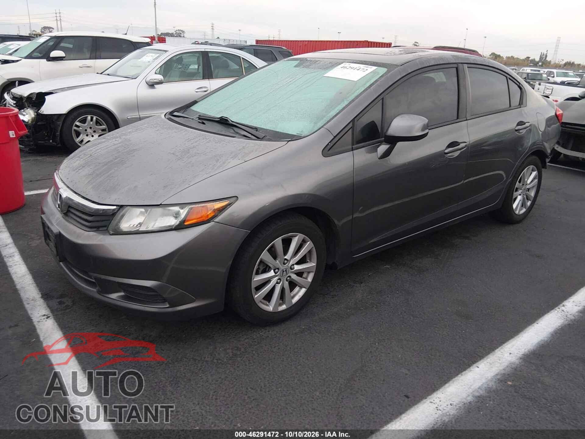 HONDA CIVIC 2012 - 19XFB2F87CE041136