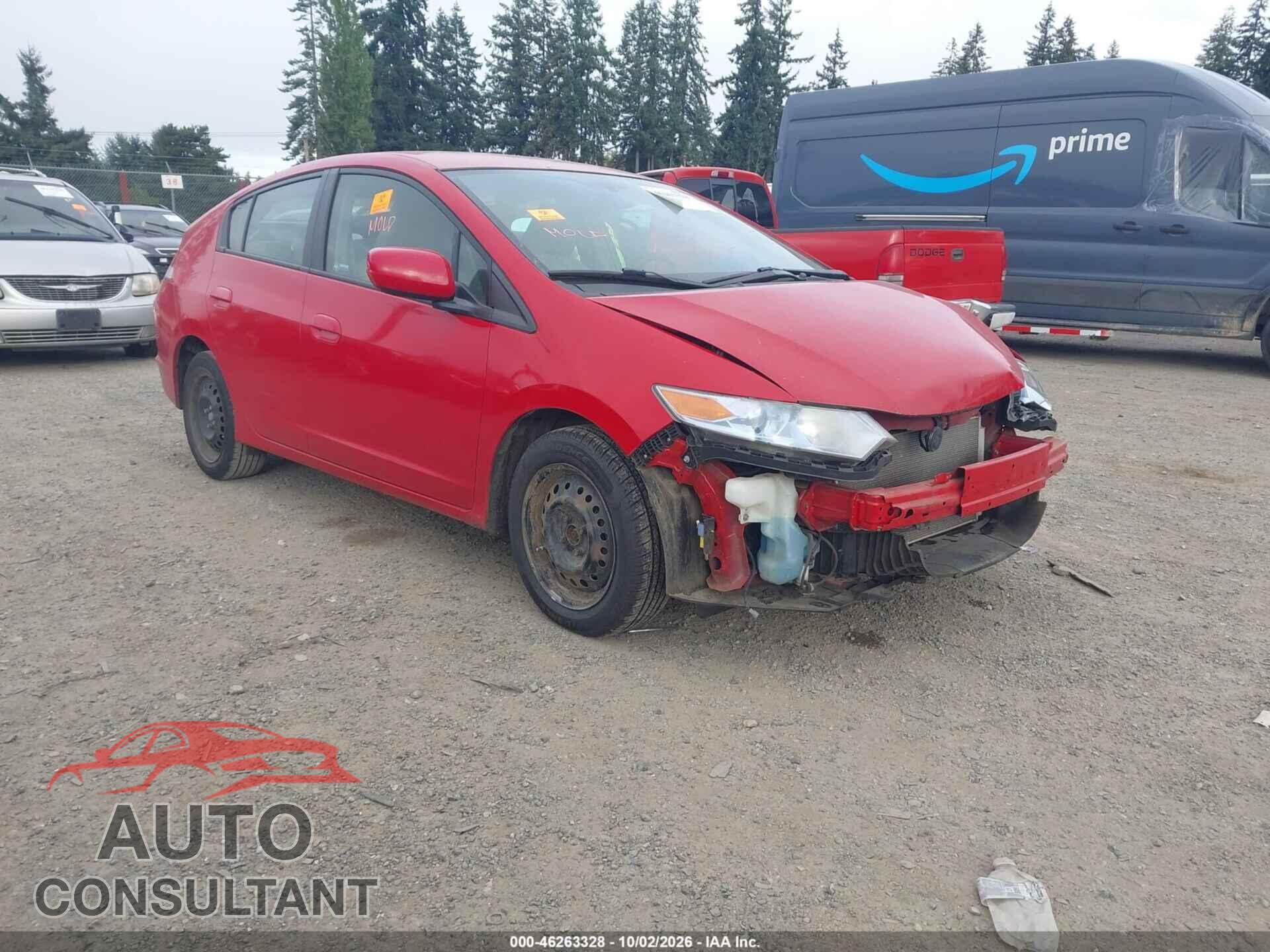 HONDA INSIGHT 2012 - JHMZE2H31CS005475