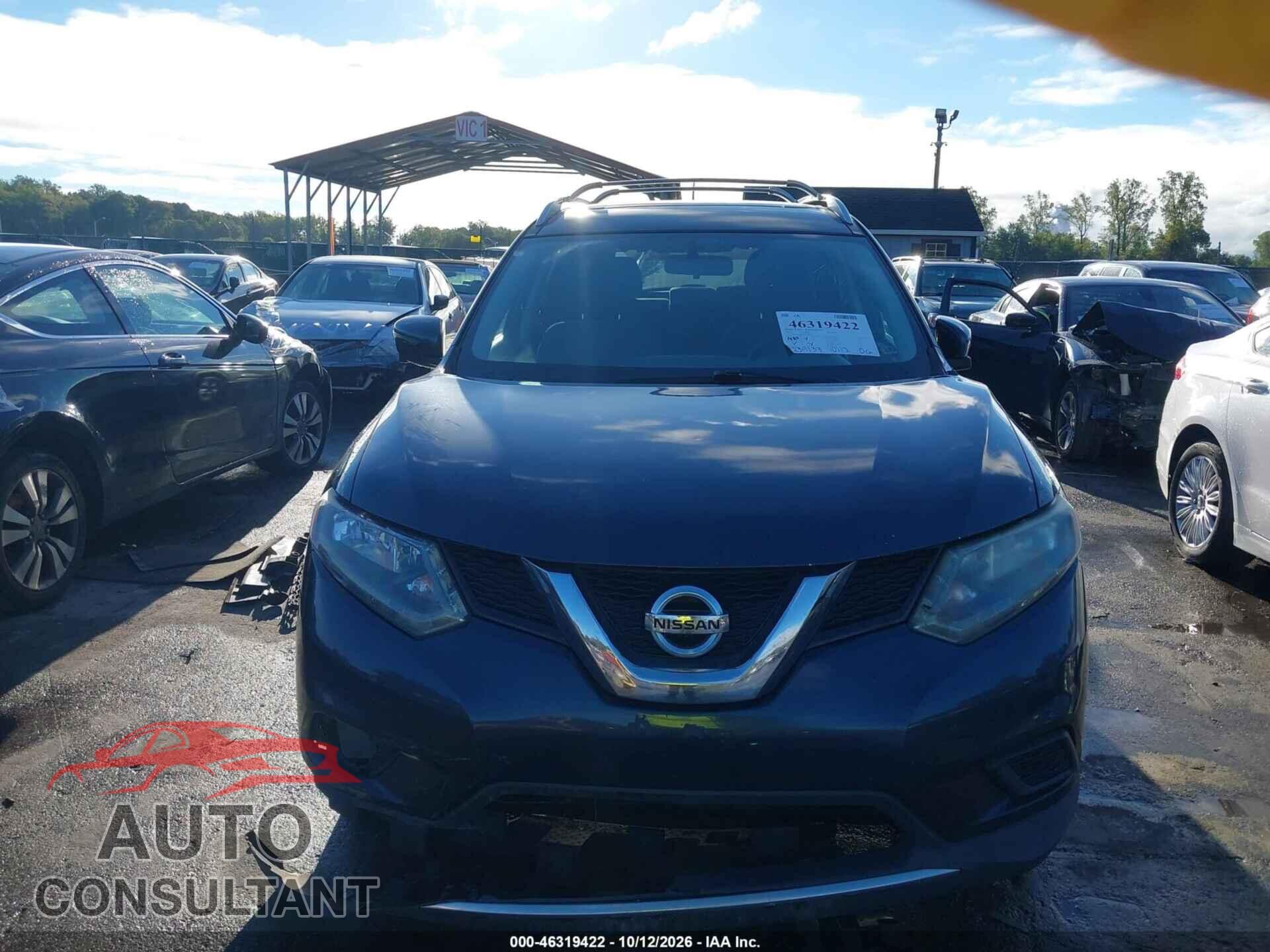 NISSAN ROGUE 2016 - KNMAT2MV8GP728535