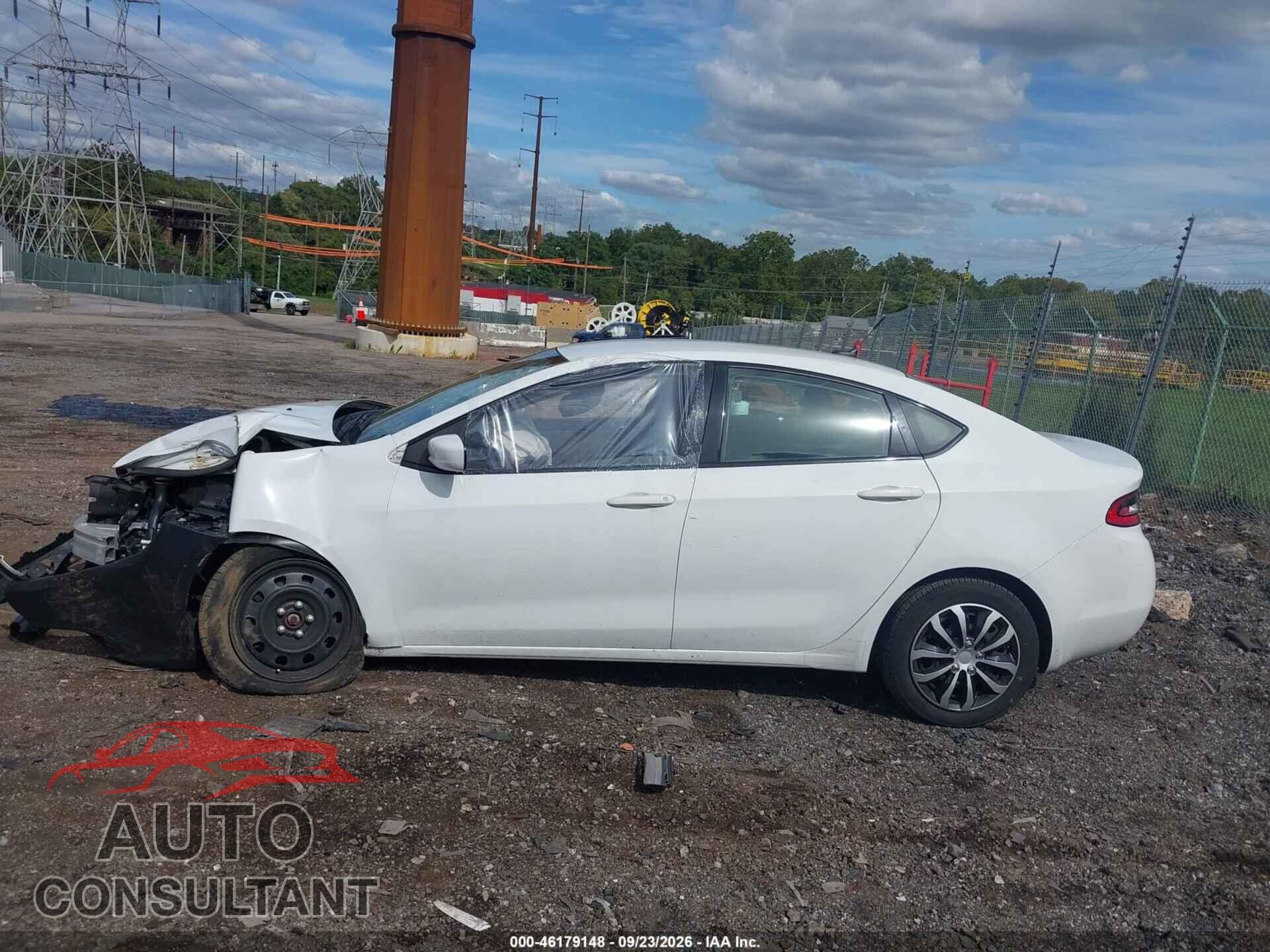 DODGE DART 2015 - 1C3CDFAAXFD150764