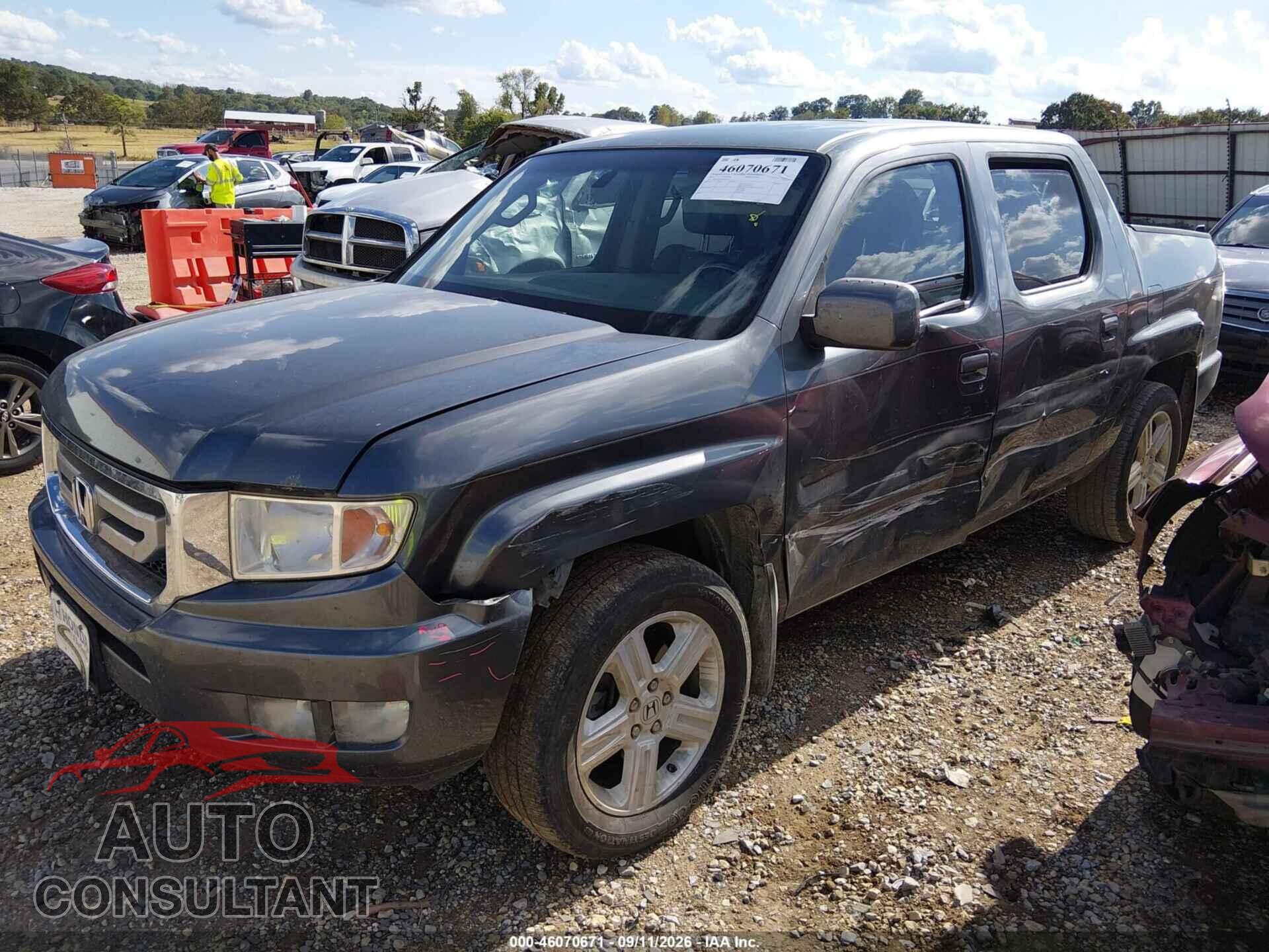 HONDA RIDGELINE 2011 - 5FPYK1F58BB453025