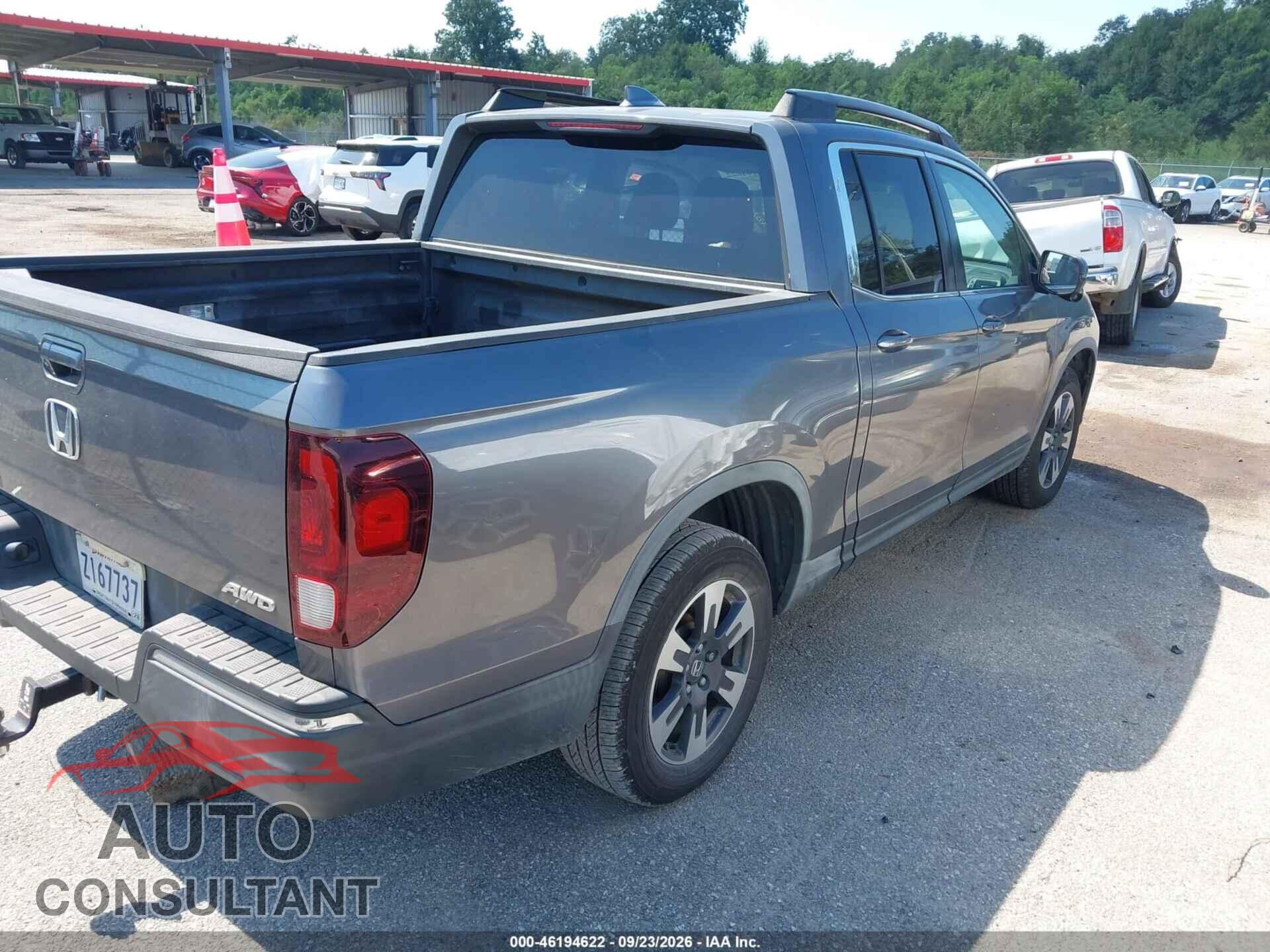 HONDA RIDGELINE 2017 - 5FPYK3F62HB010611
