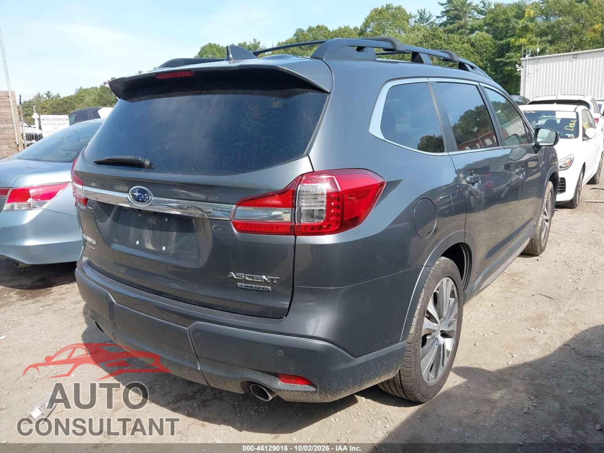 SUBARU ASCENT 2019 - 4S4WMAPD1K3444093