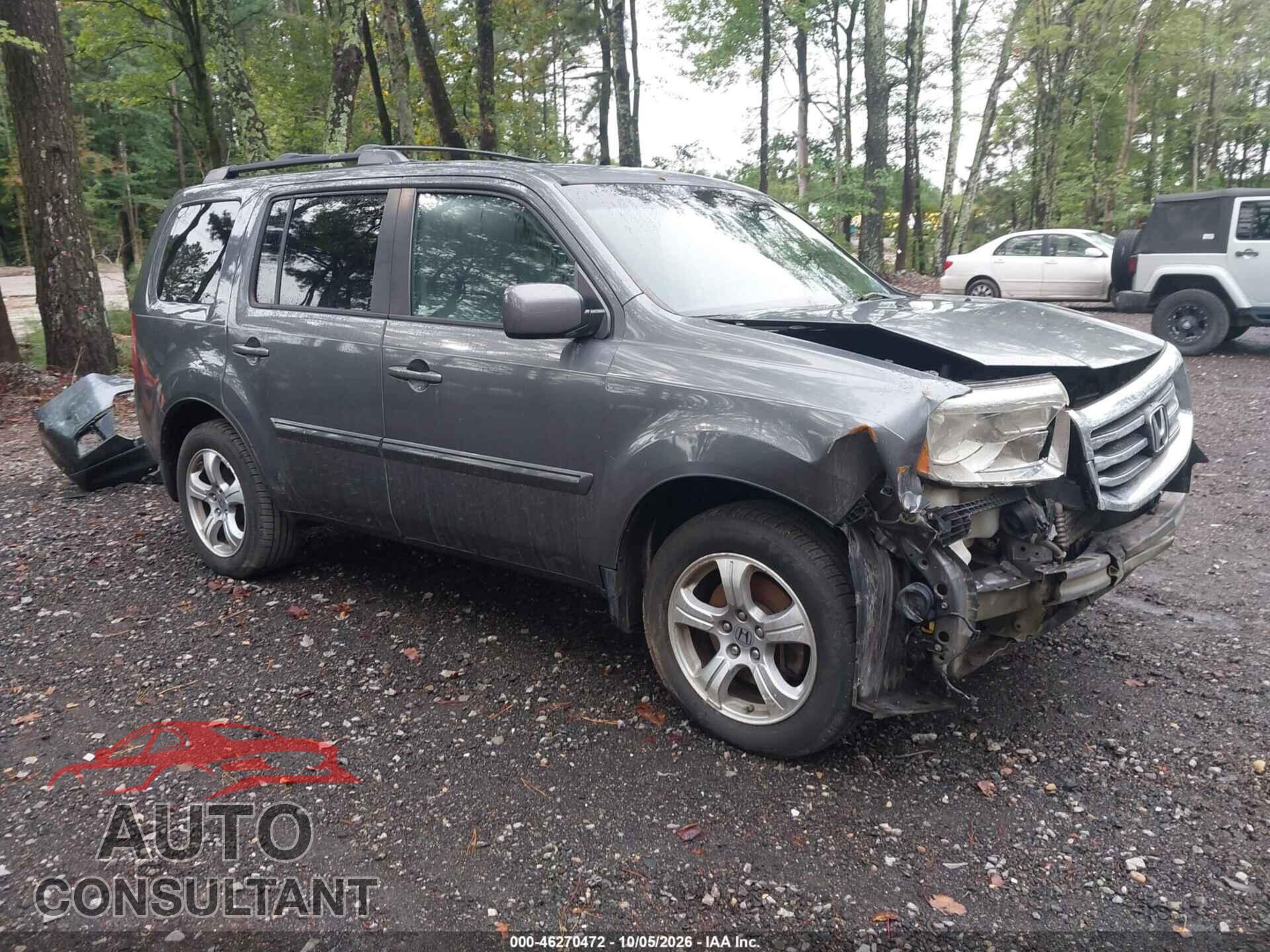 HONDA PILOT 2012 - 5FNYF4H45CB009122