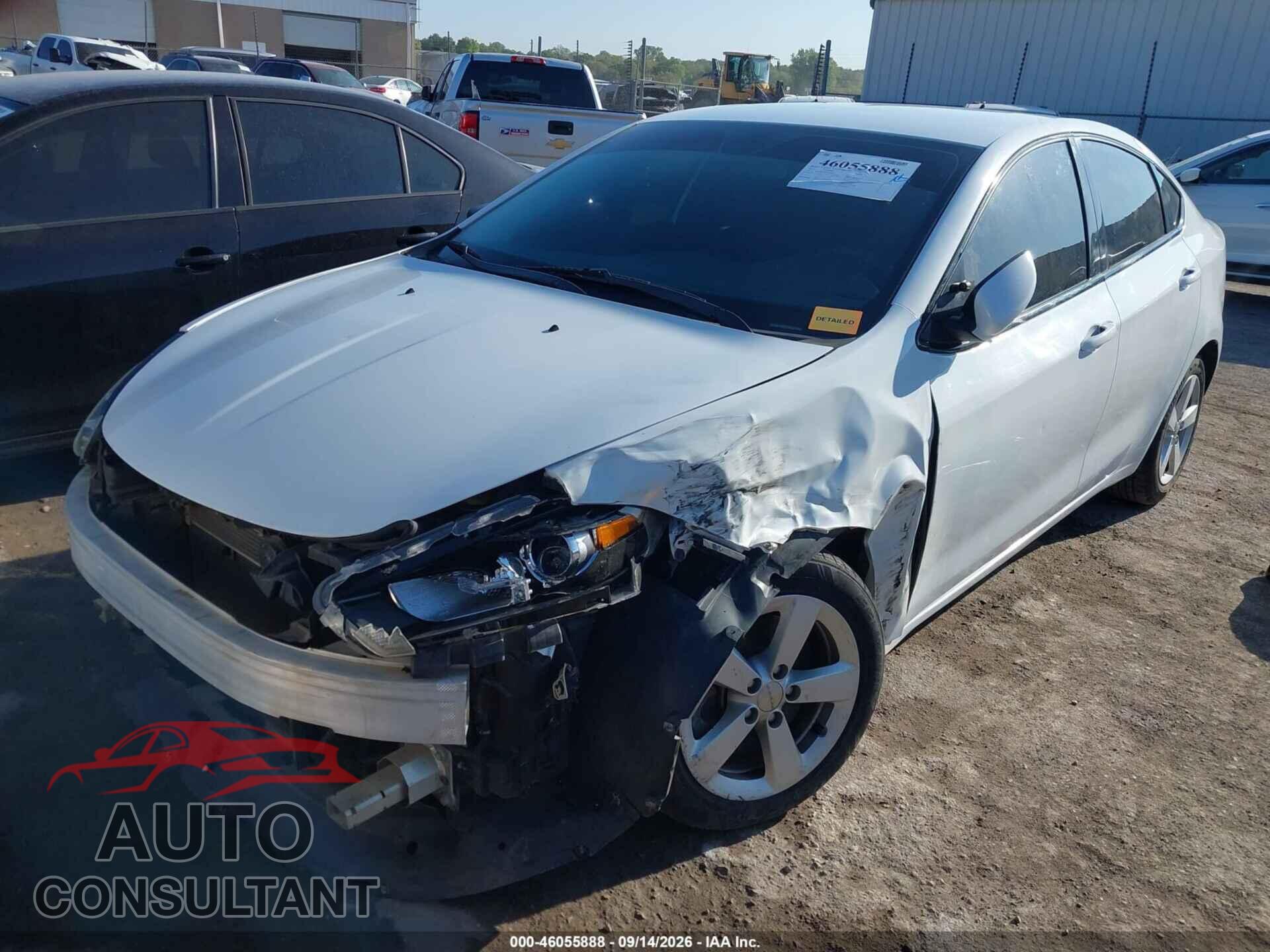 DODGE DART 2015 - 1C3CDFBB5FD373463