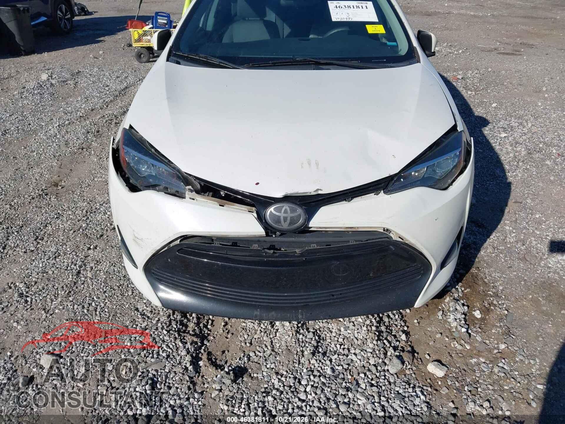 TOYOTA COROLLA 2018 - 5YFBPRHE1JP820538