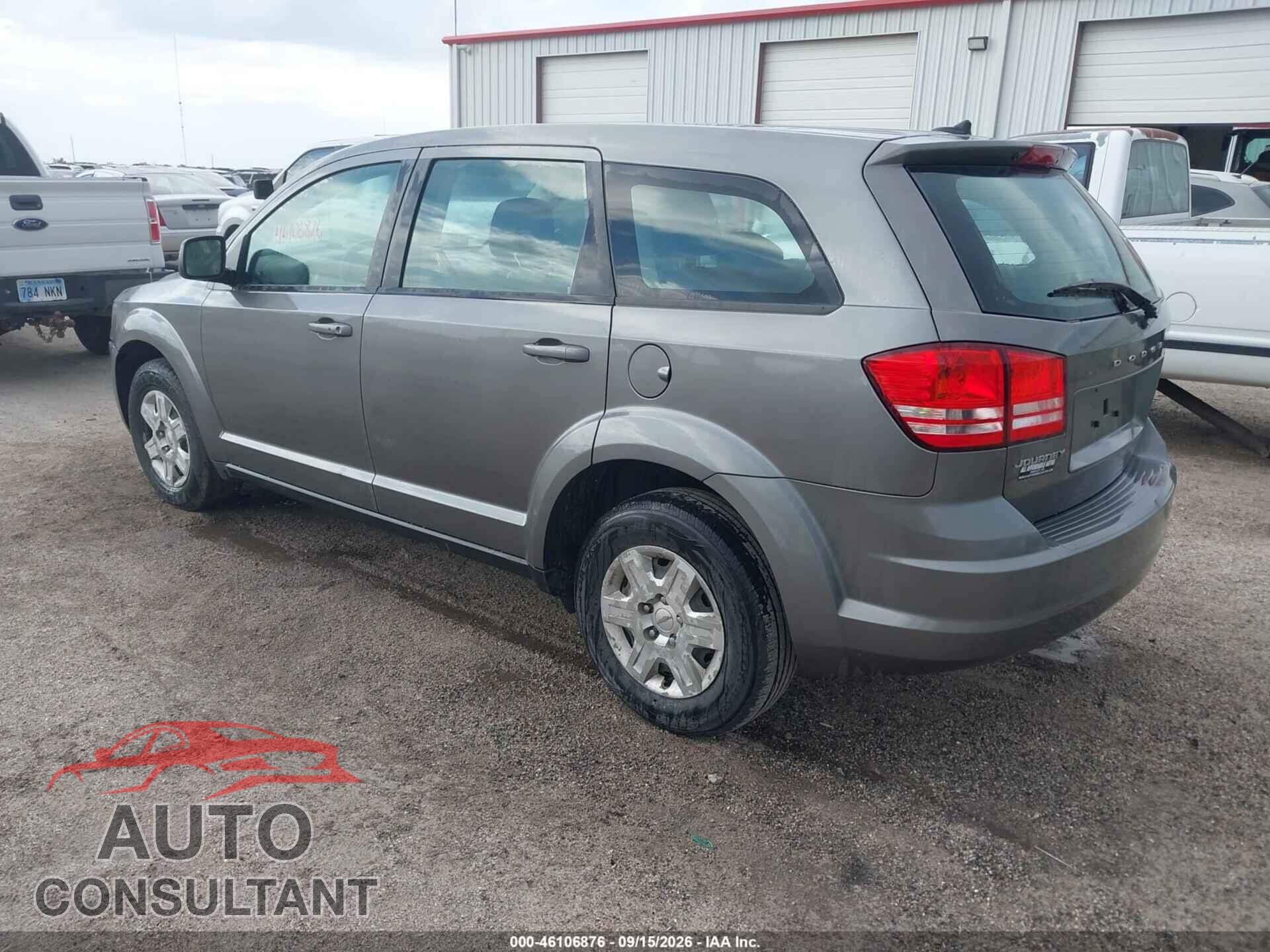 DODGE JOURNEY 2012 - 3C4PDCAB7CT203656