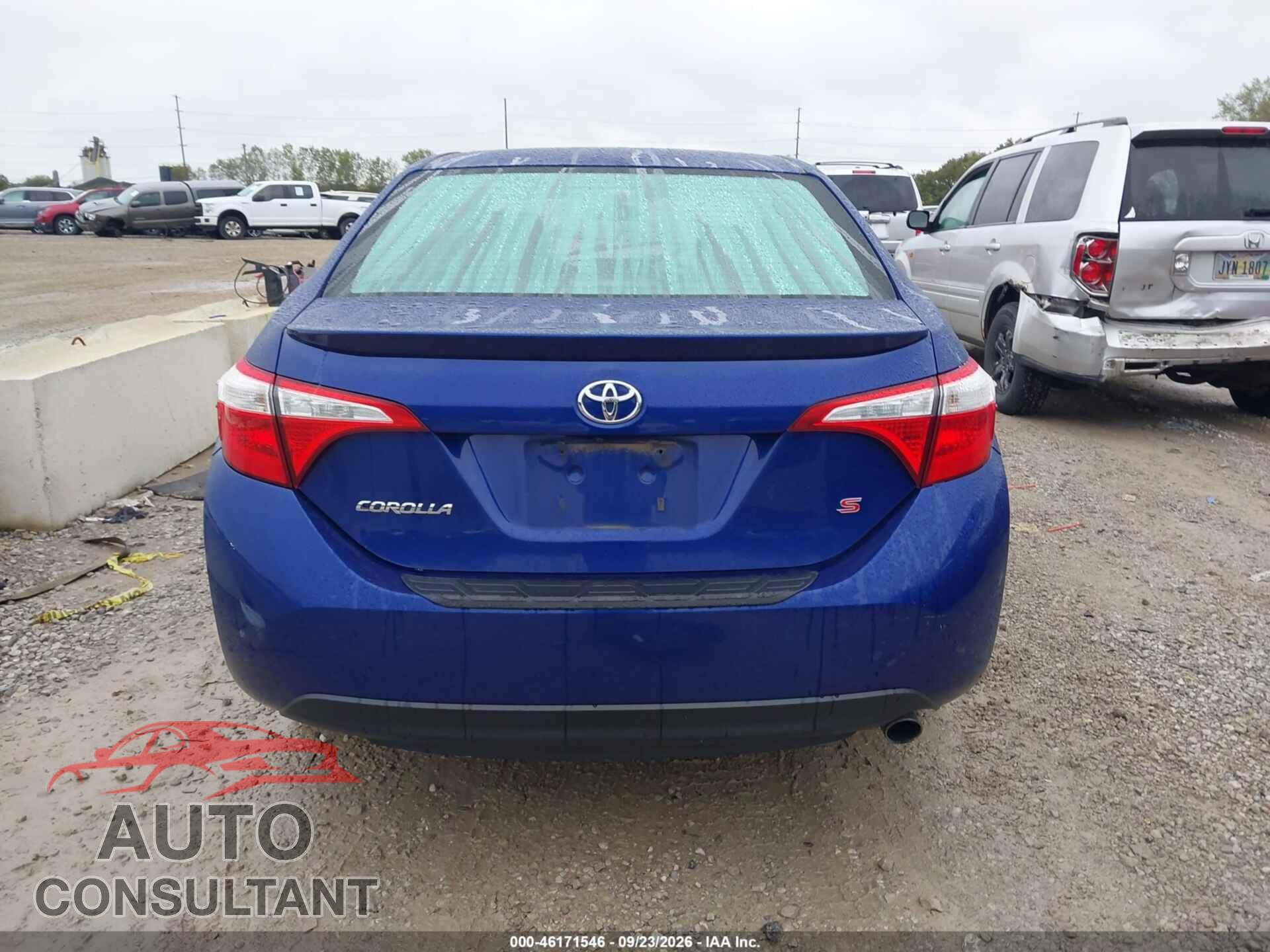 TOYOTA COROLLA 2015 - 2T1BURHE3FC466652
