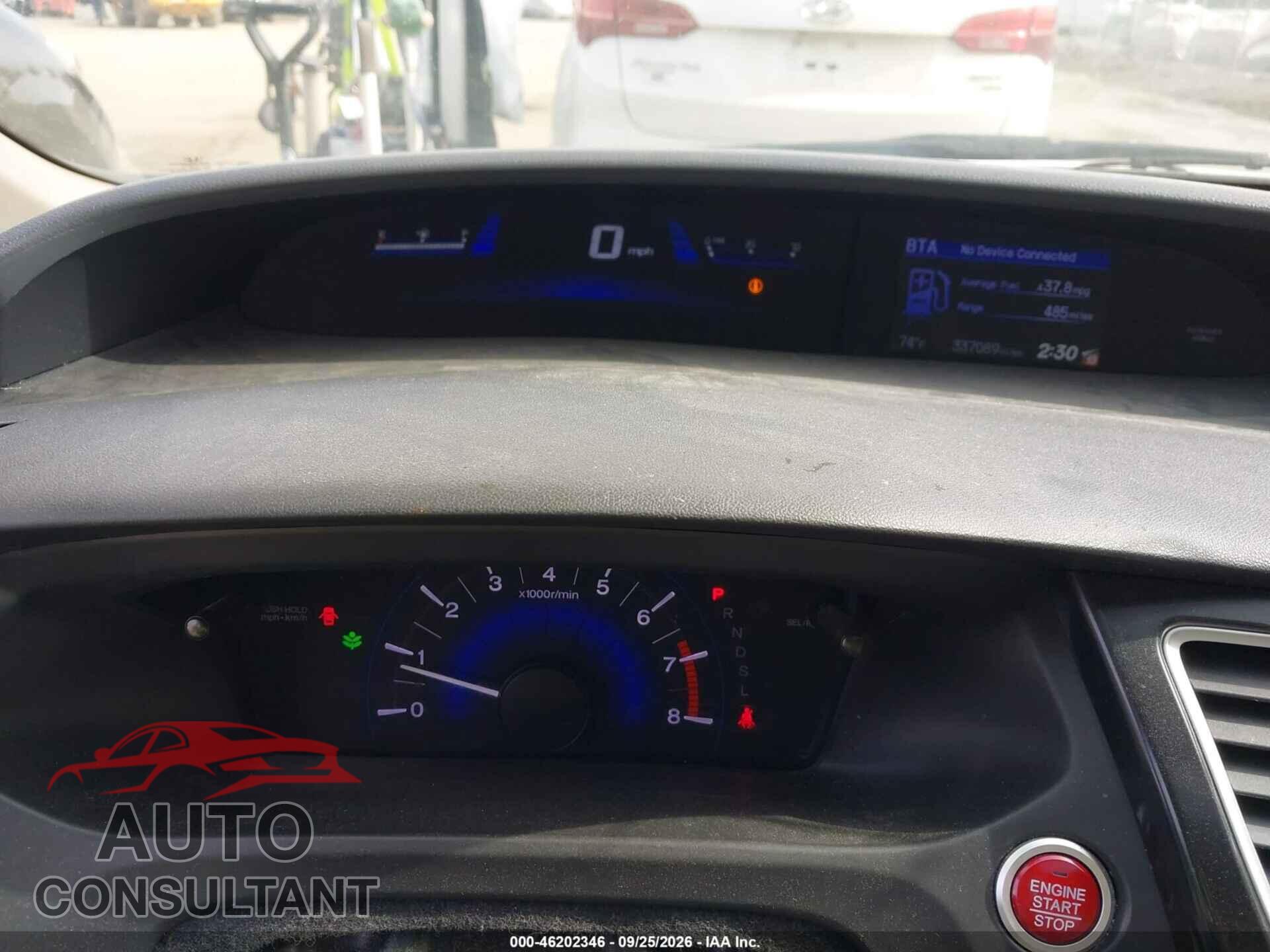 HONDA CIVIC 2014 - 19XFB2F89EE035003