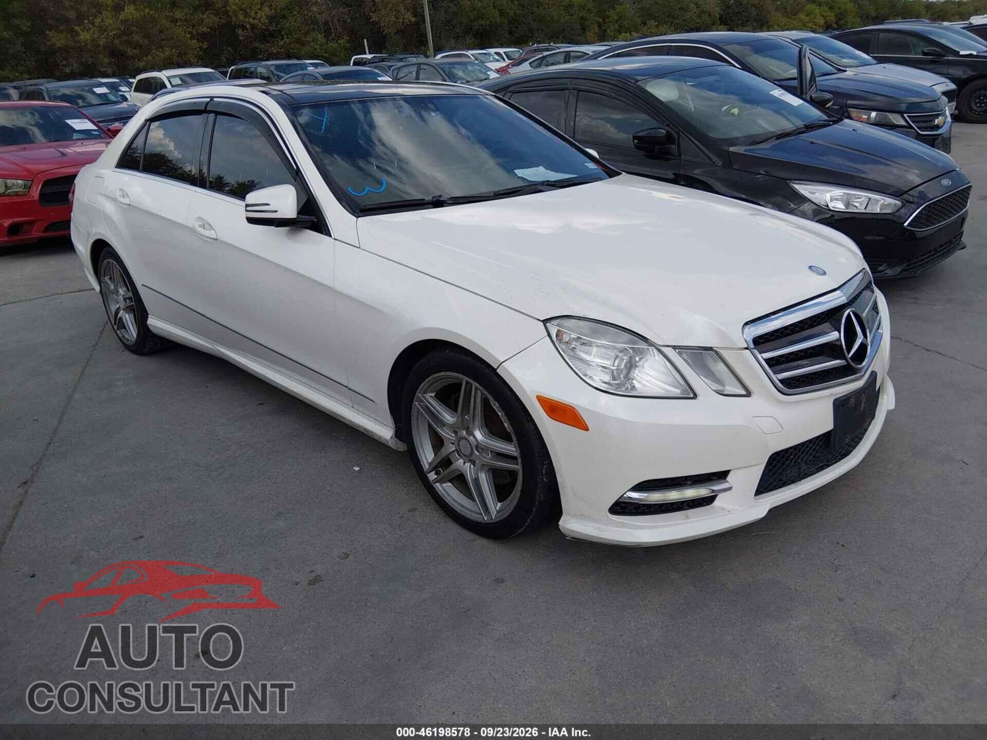 MERCEDES-BENZ E-CLASS 2013 - WDDHF8JB4DA760938