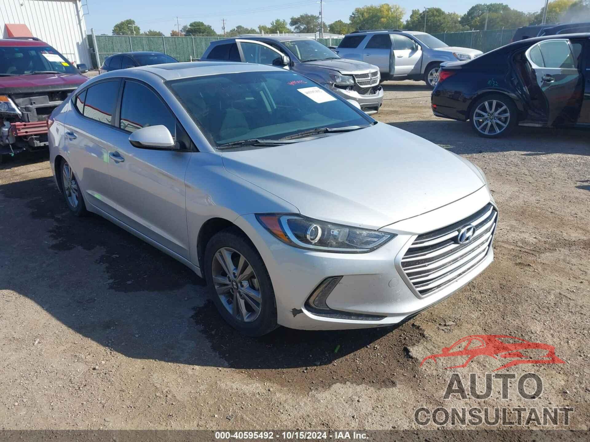 HYUNDAI ELANTRA 2017 - KMHD84LF2HU240734