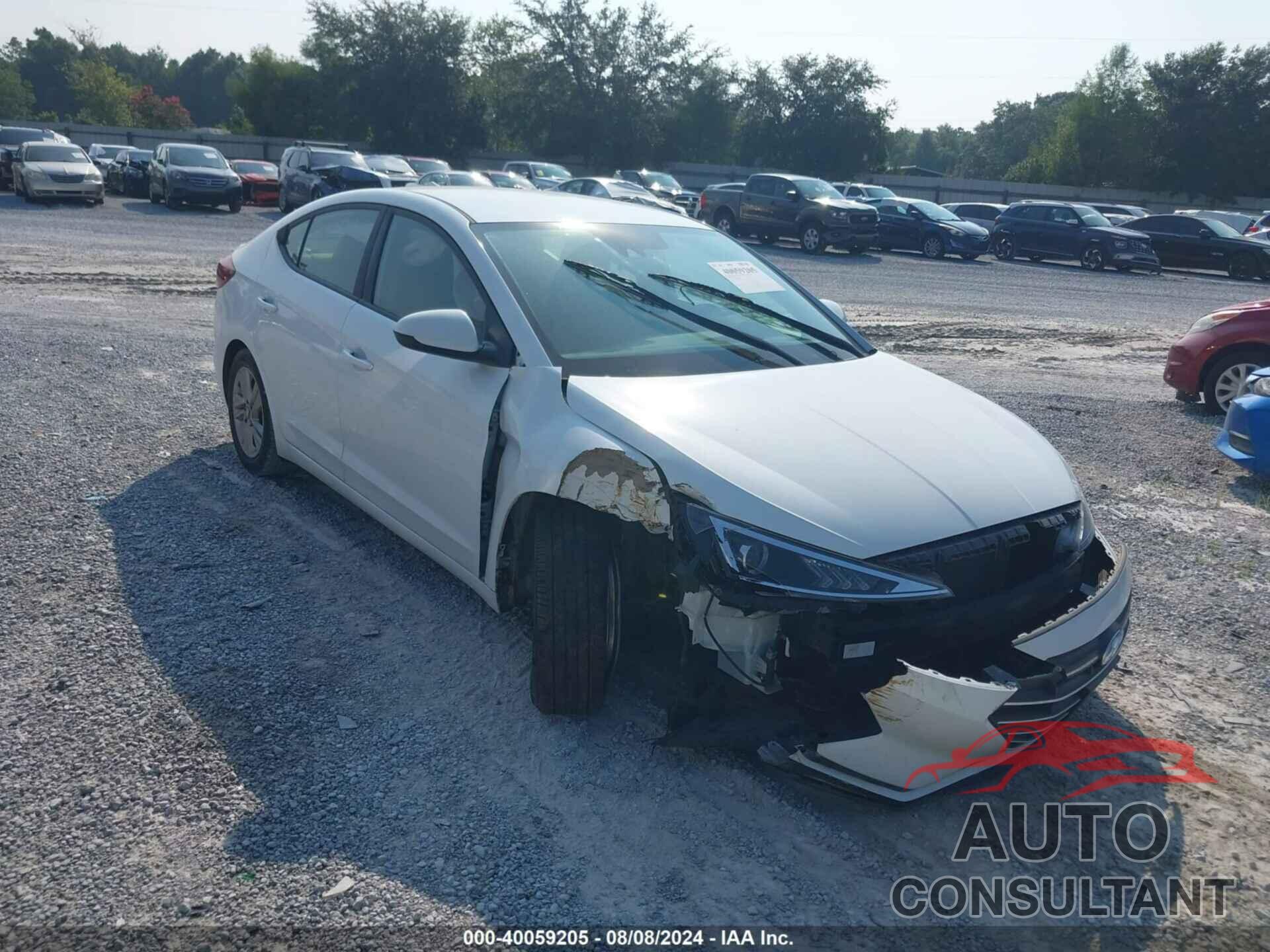 HYUNDAI ELANTRA 2019 - 5NPD84LF8KH480375