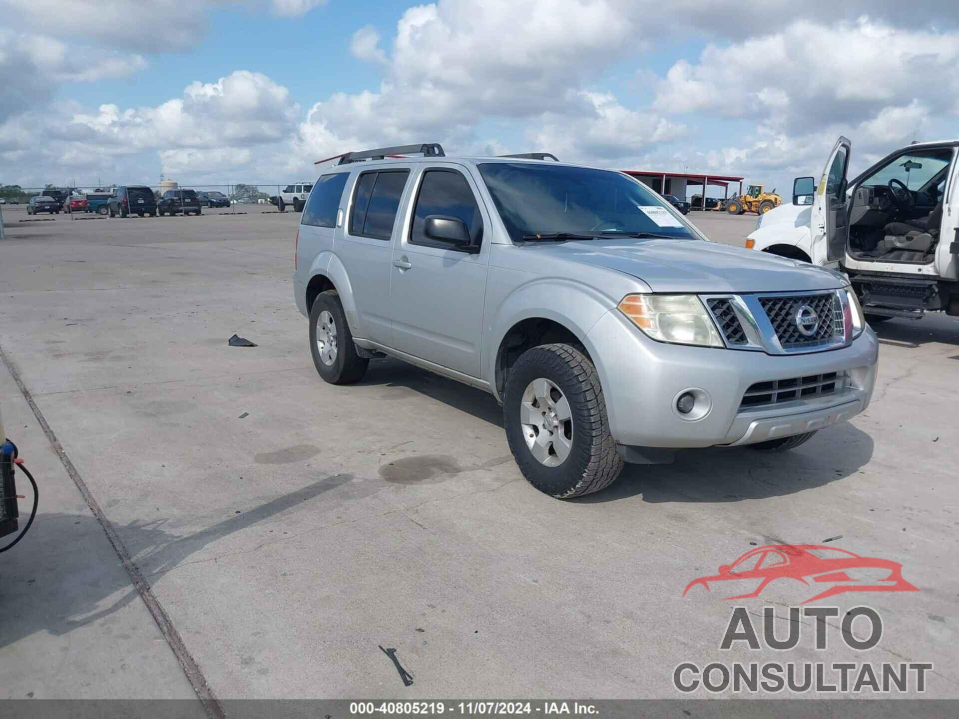 NISSAN PATHFINDER 2011 - 5N1AR1NN3BC603865