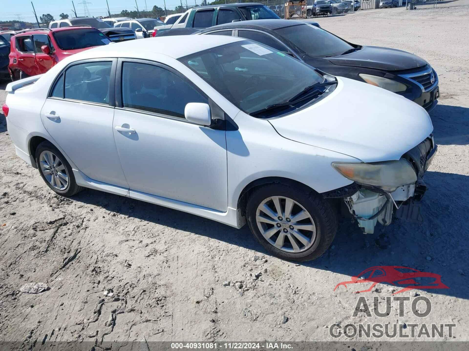 TOYOTA COROLLA 2010 - 2T1BU4EE9AC444428
