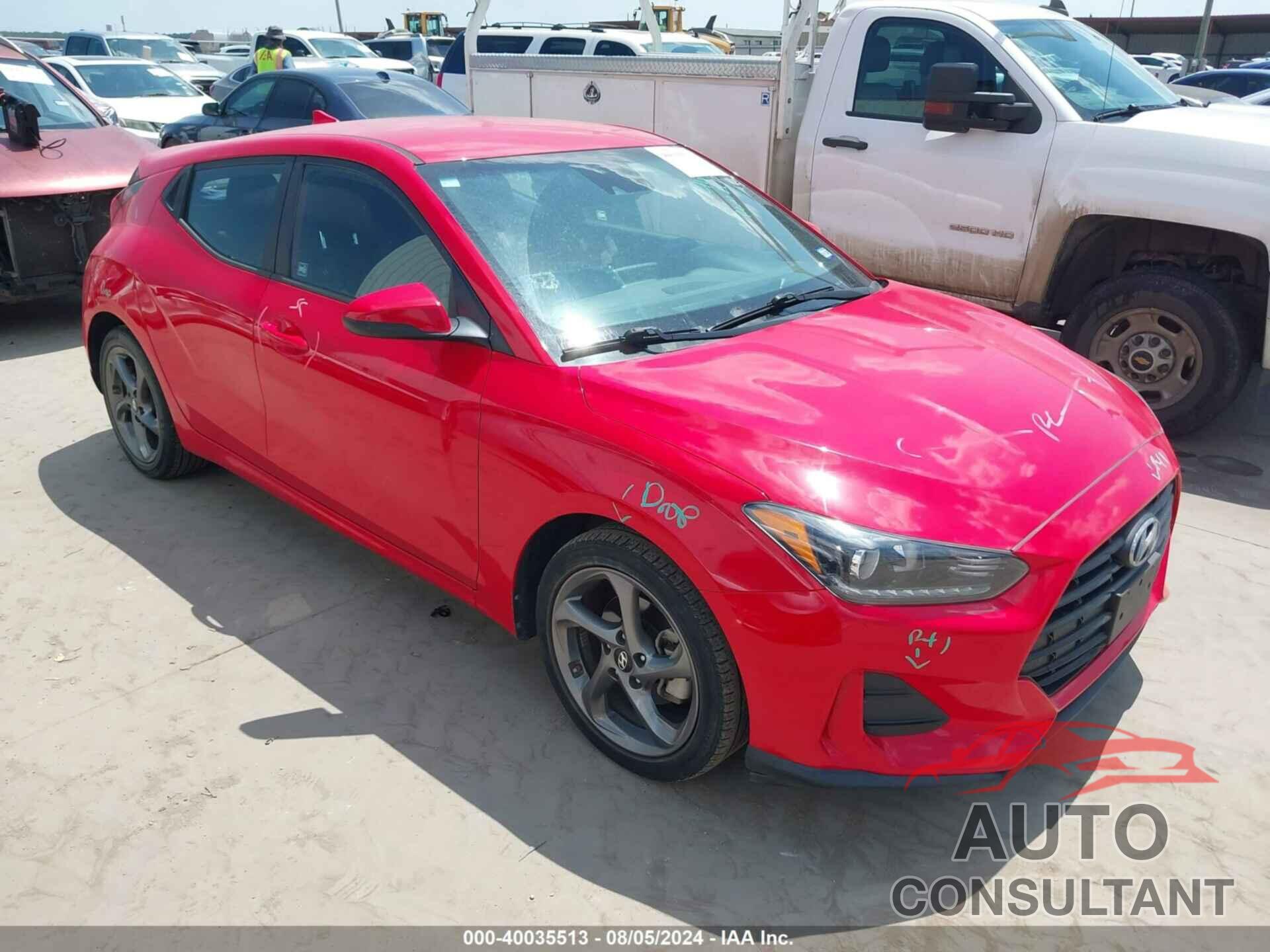 HYUNDAI VELOSTER 2019 - KMHTG6AF3KU006011