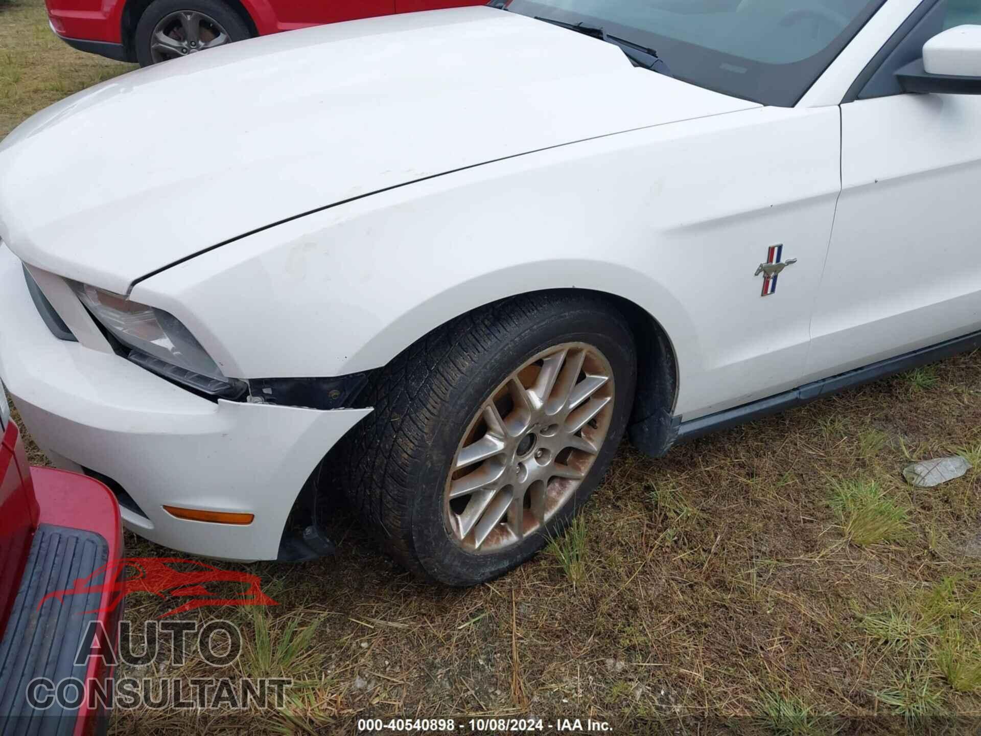 FORD MUSTANG 2012 - 1ZVBP8EM6C5280879
