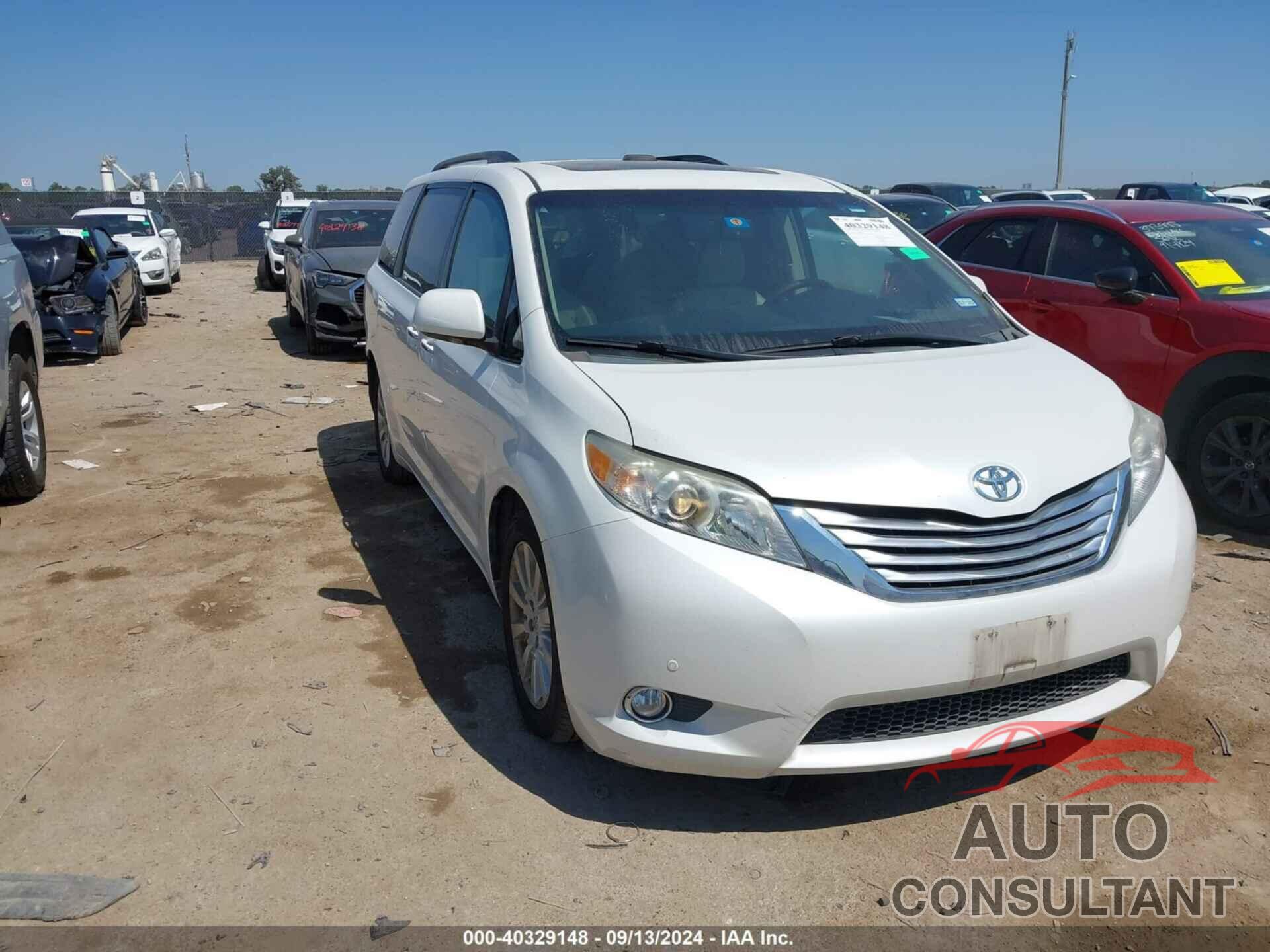 TOYOTA SIENNA 2011 - 5TDYK3DC2BS058209