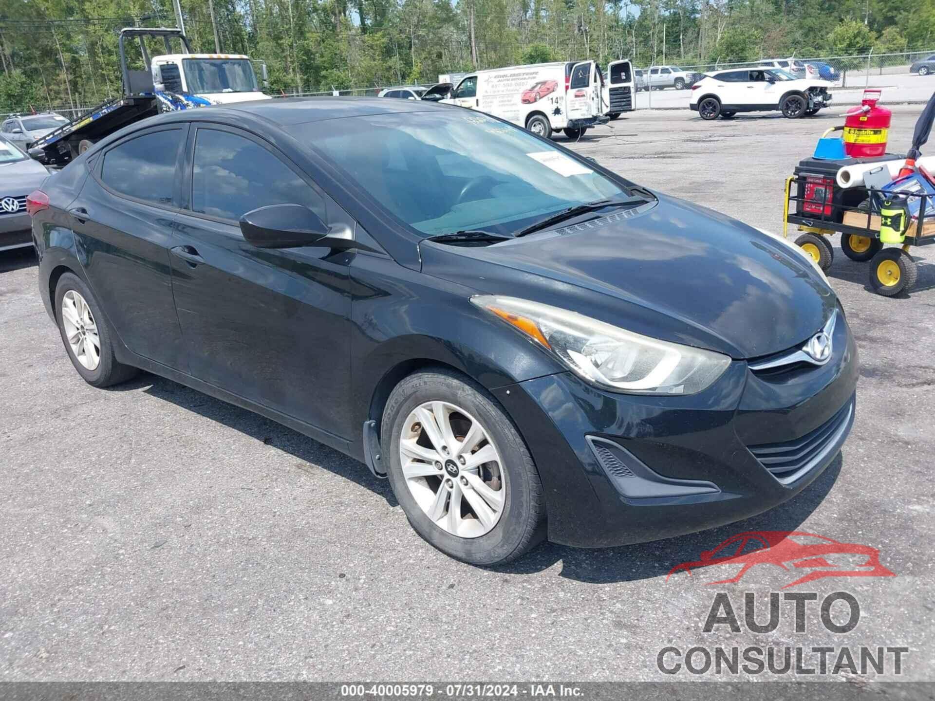 HYUNDAI ELANTRA 2016 - KMHDH4AE3GU626698