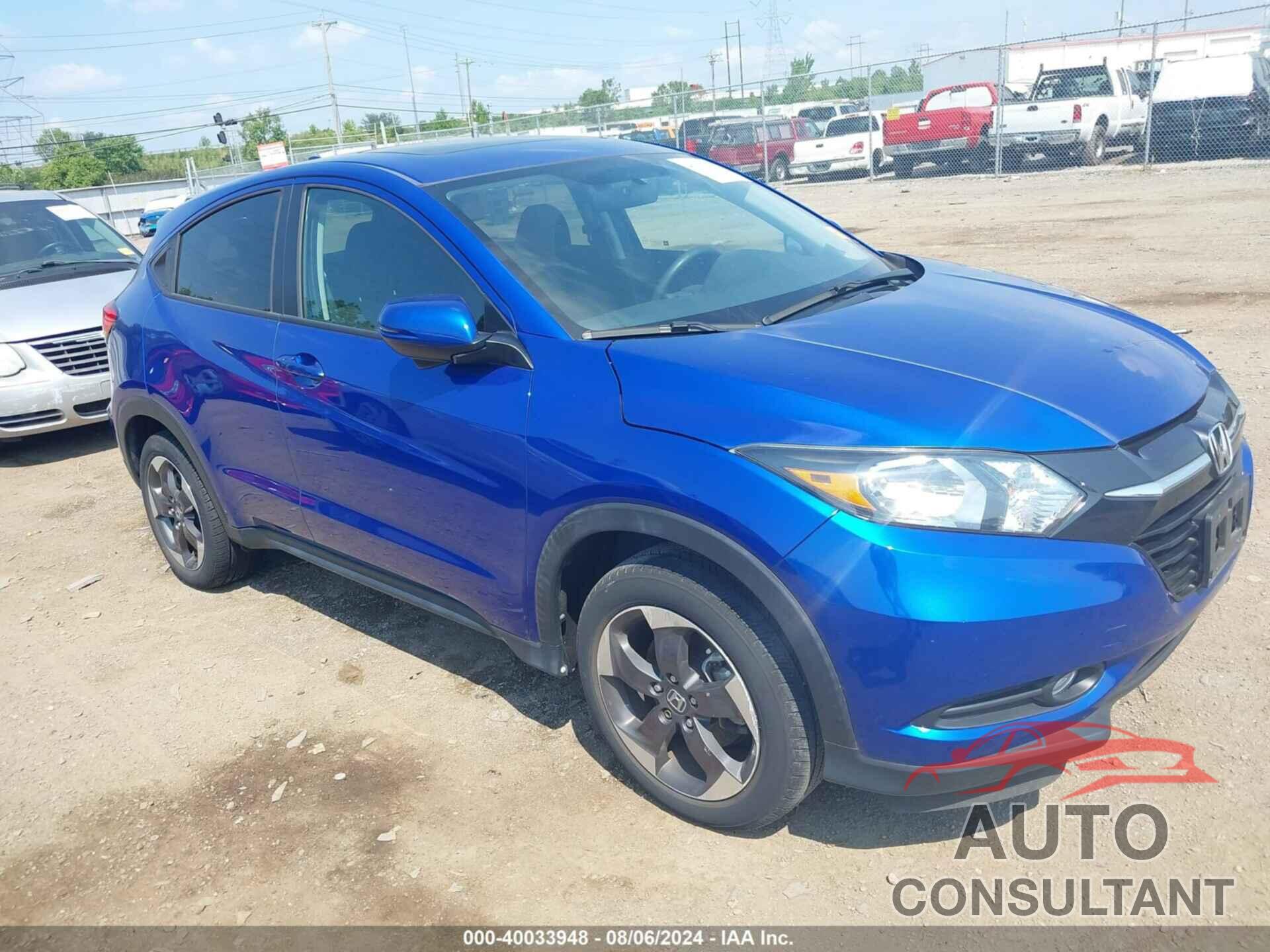 HONDA HR-V 2018 - 3CZRU6H54JG718477