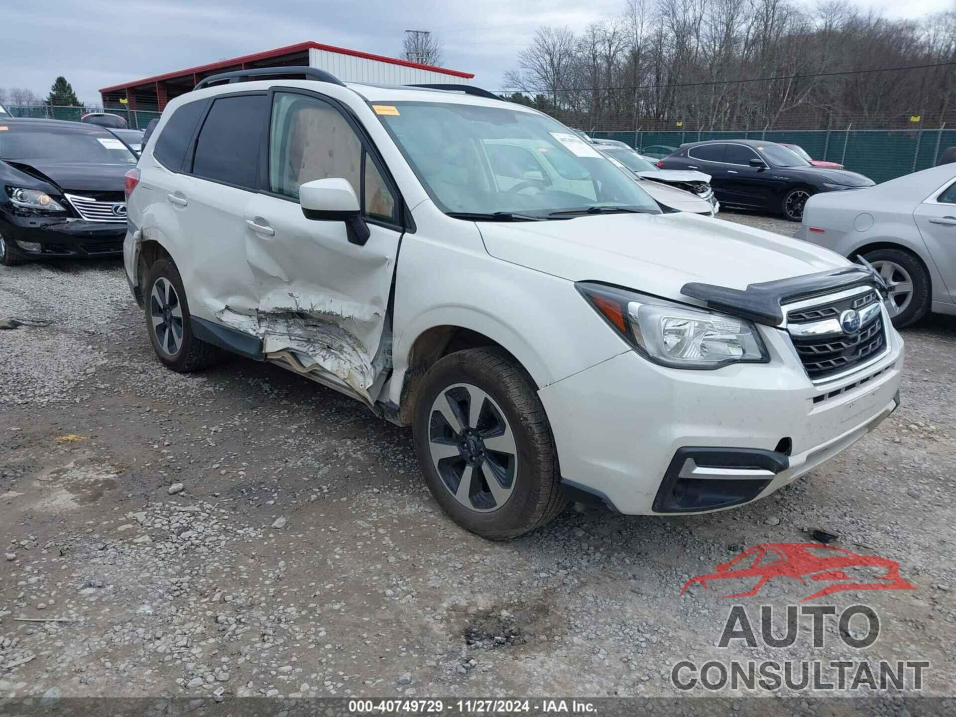 SUBARU FORESTER 2018 - JF2SJAEC1JH402693