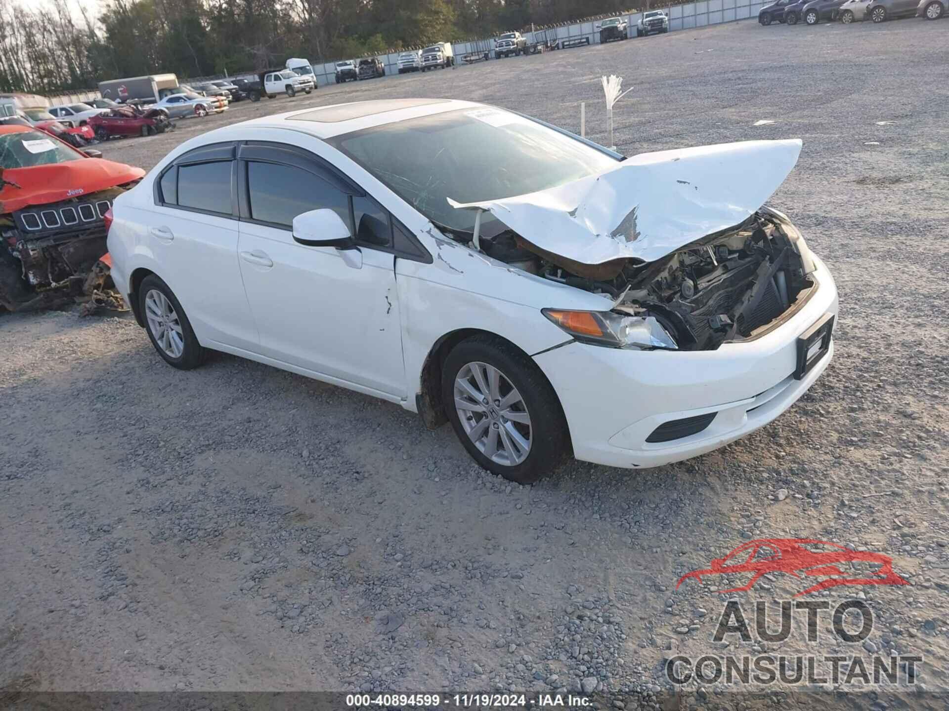 HONDA CIVIC 2012 - 2HGFB2F89CH539215