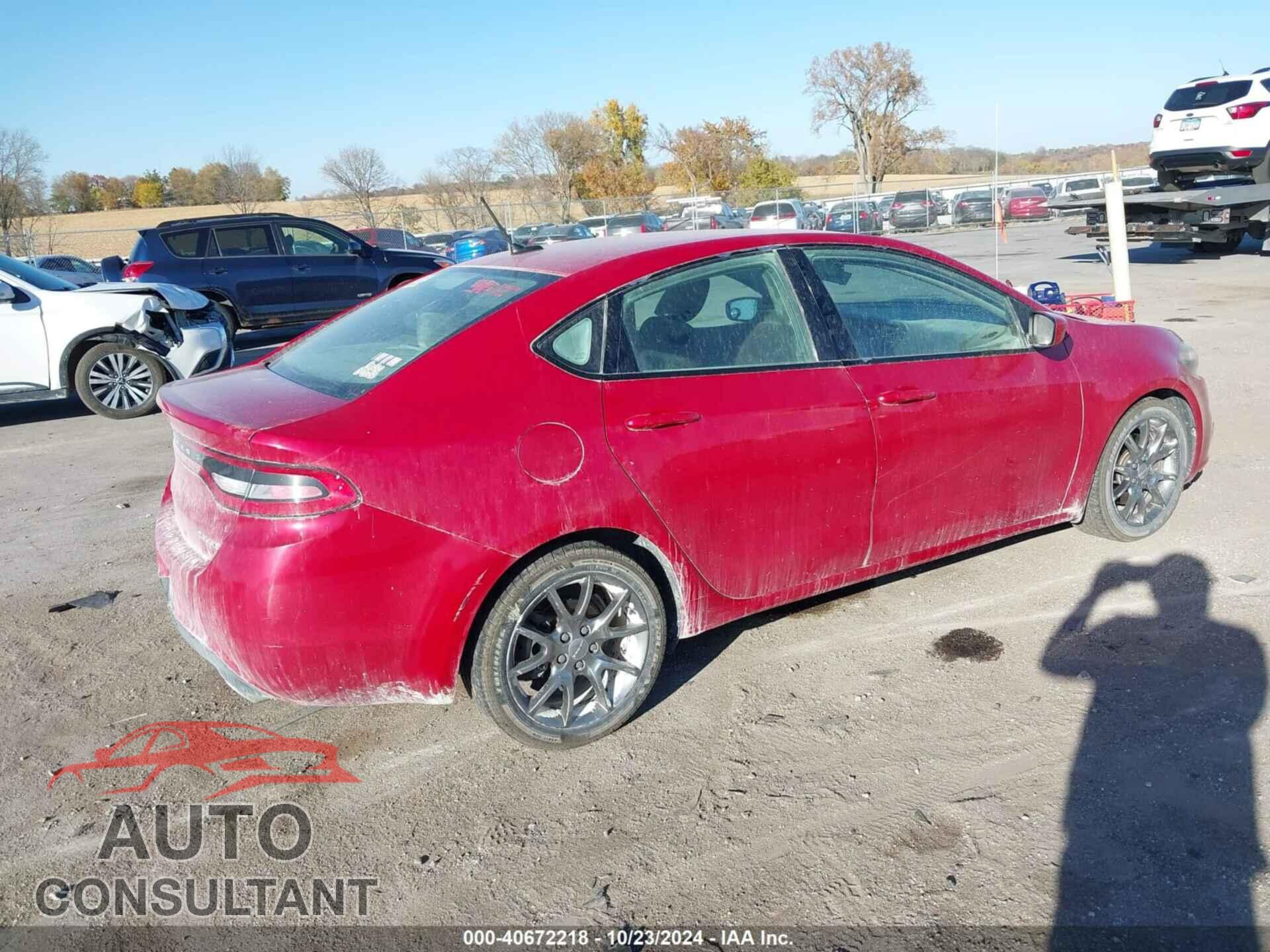 DODGE DART 2013 - 1C3CDFBA5DD334165