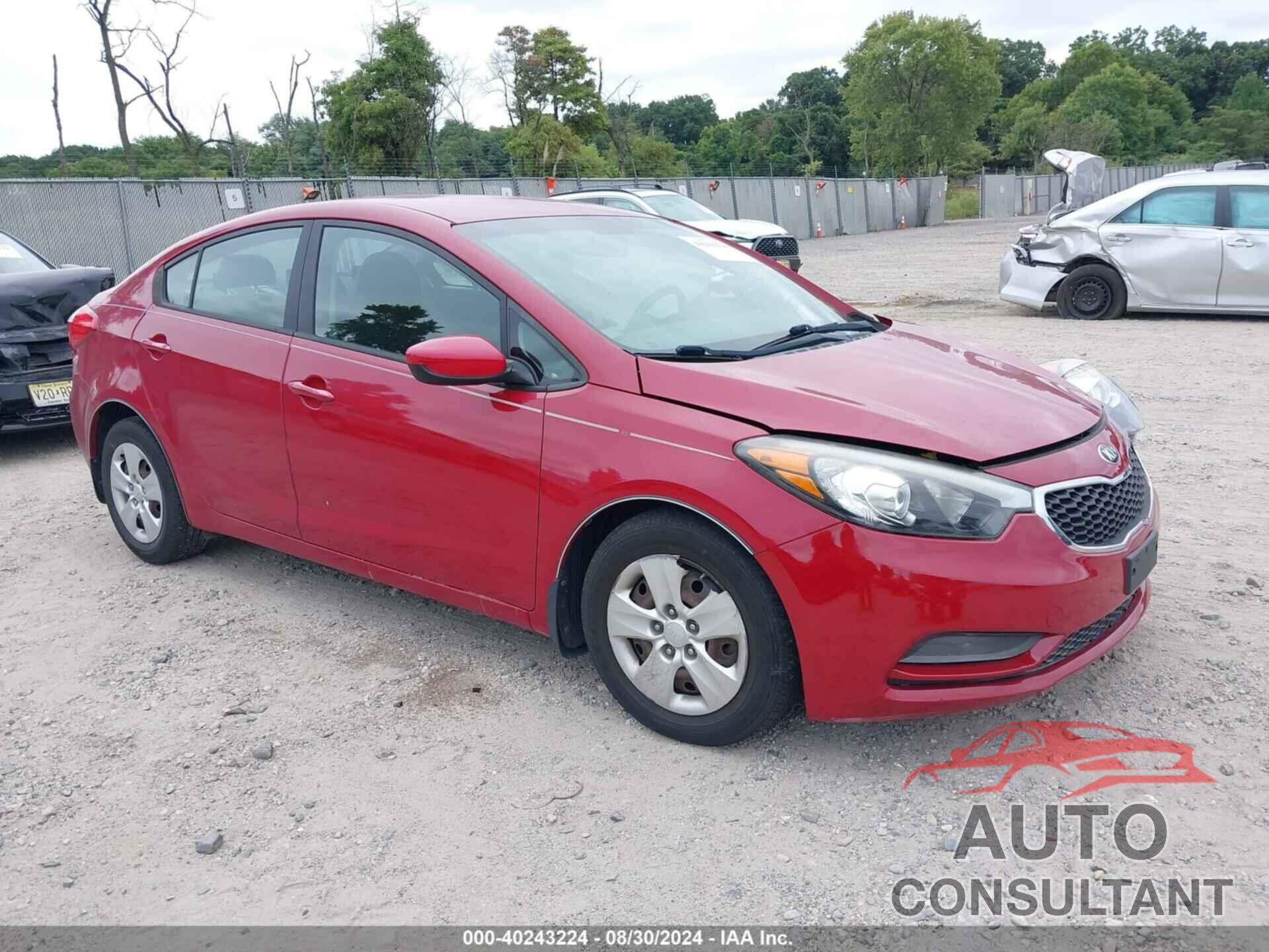KIA FORTE 2016 - KNAFK4A61G5445663