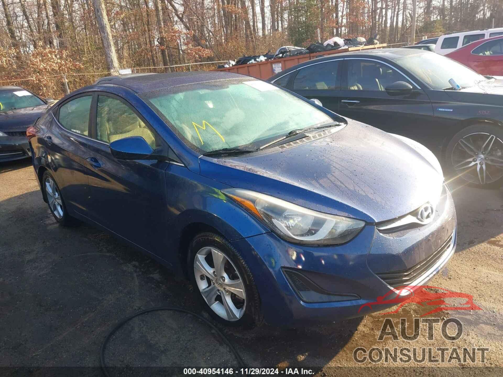 HYUNDAI ELANTRA 2016 - 5NPDH4AE1GH791728