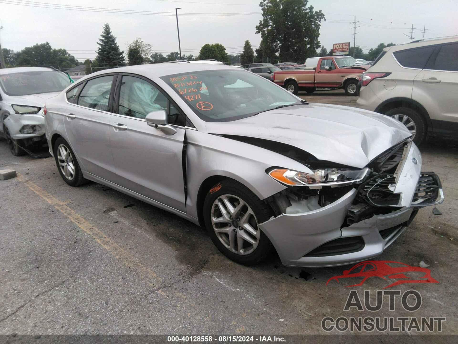 FORD FUSION 2016 - 1FA6P0H7XG5124271