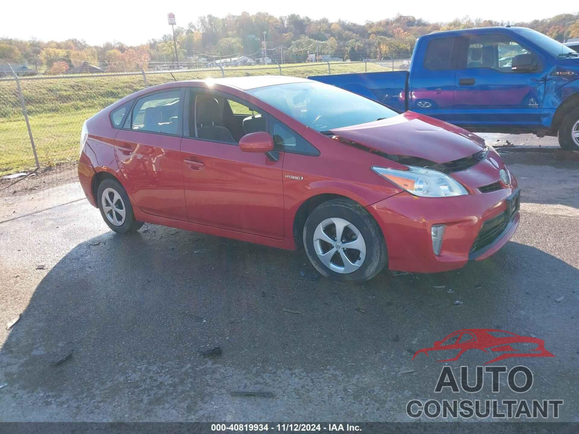 TOYOTA PRIUS 2013 - JTDKN3DUXD0342327