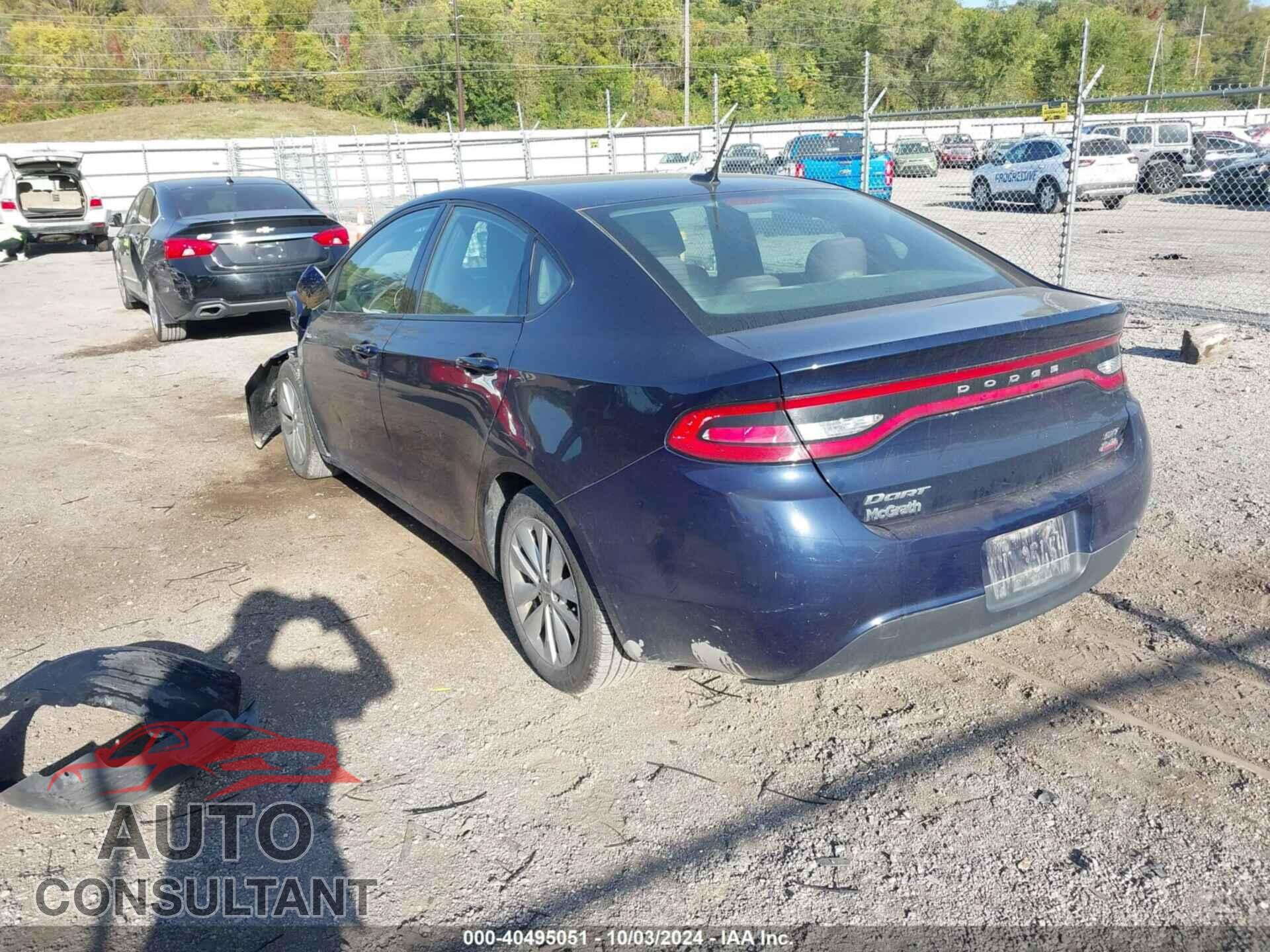 DODGE DART 2014 - 1C3CDFBB4ED677981
