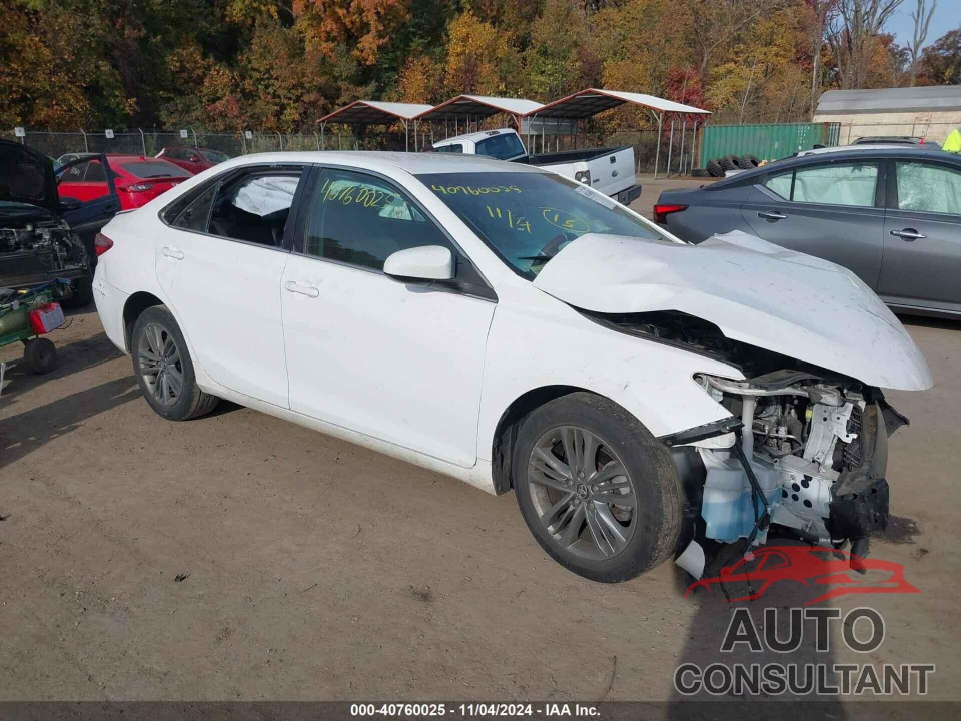 TOYOTA CAMRY 2017 - 4T1BF1FK8HU400961