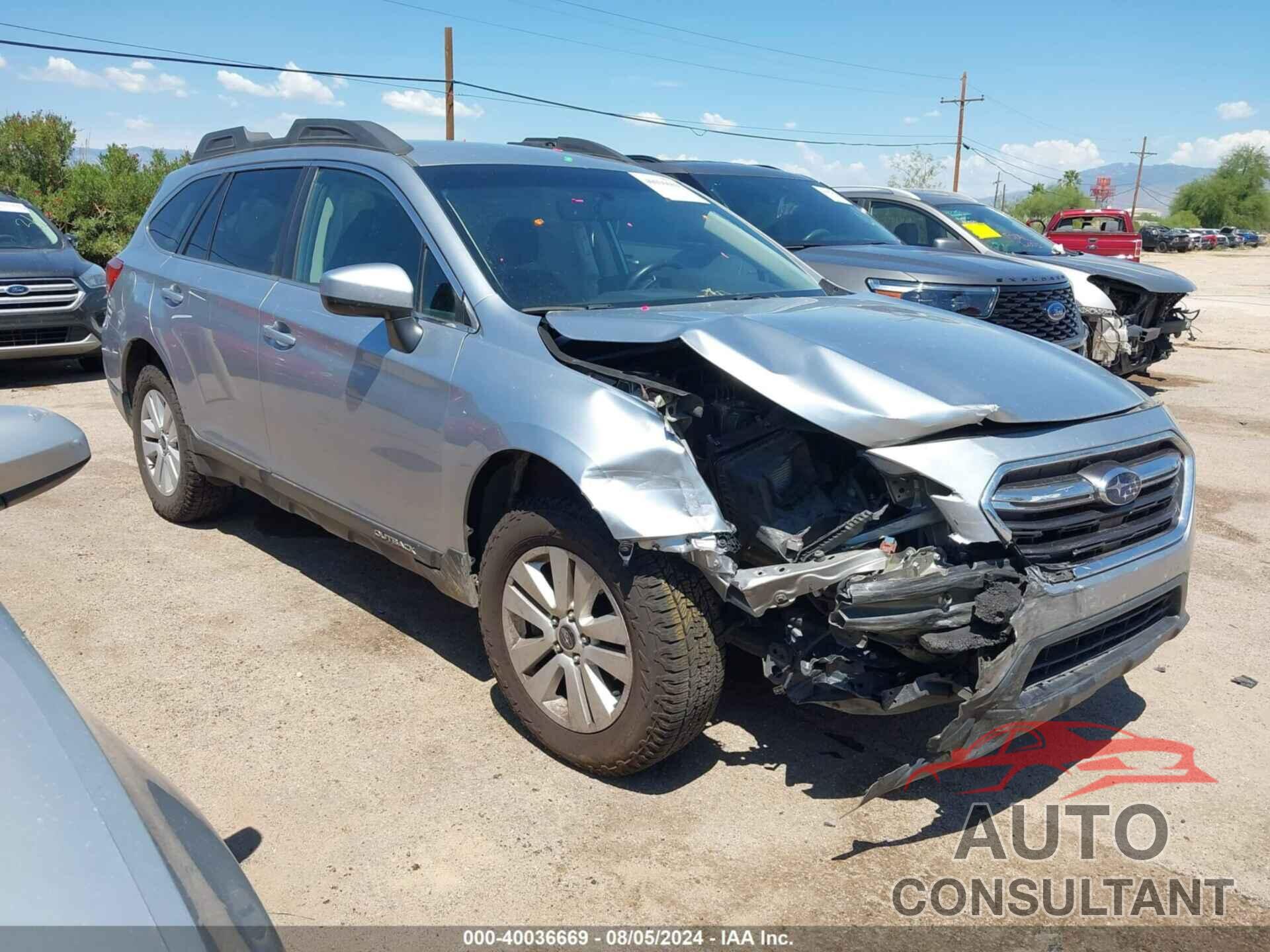SUBARU OUTBACK 2018 - 4S4BSACCXJ3239596