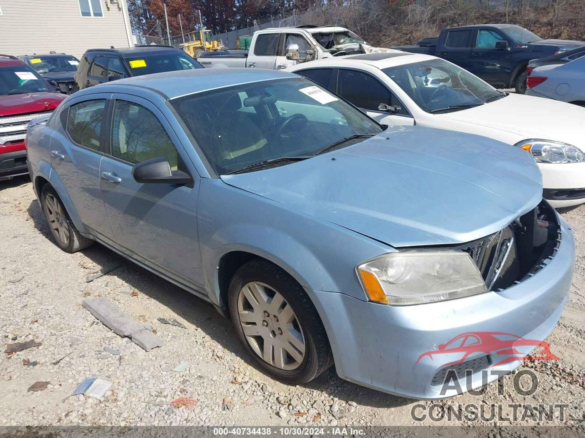 DODGE AVENGER 2013 - 1C3CDZAB9DN676143