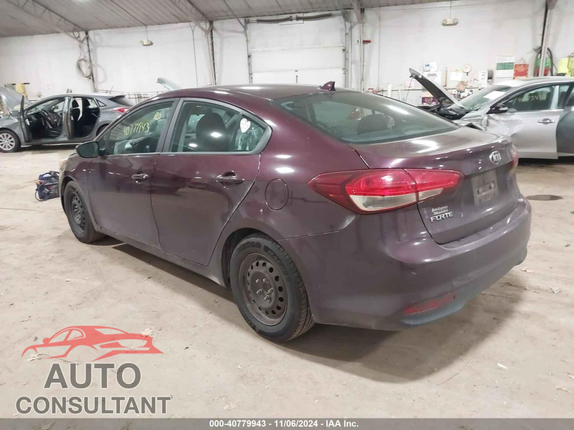 KIA FORTE 2017 - 3KPFK4A72HE140805