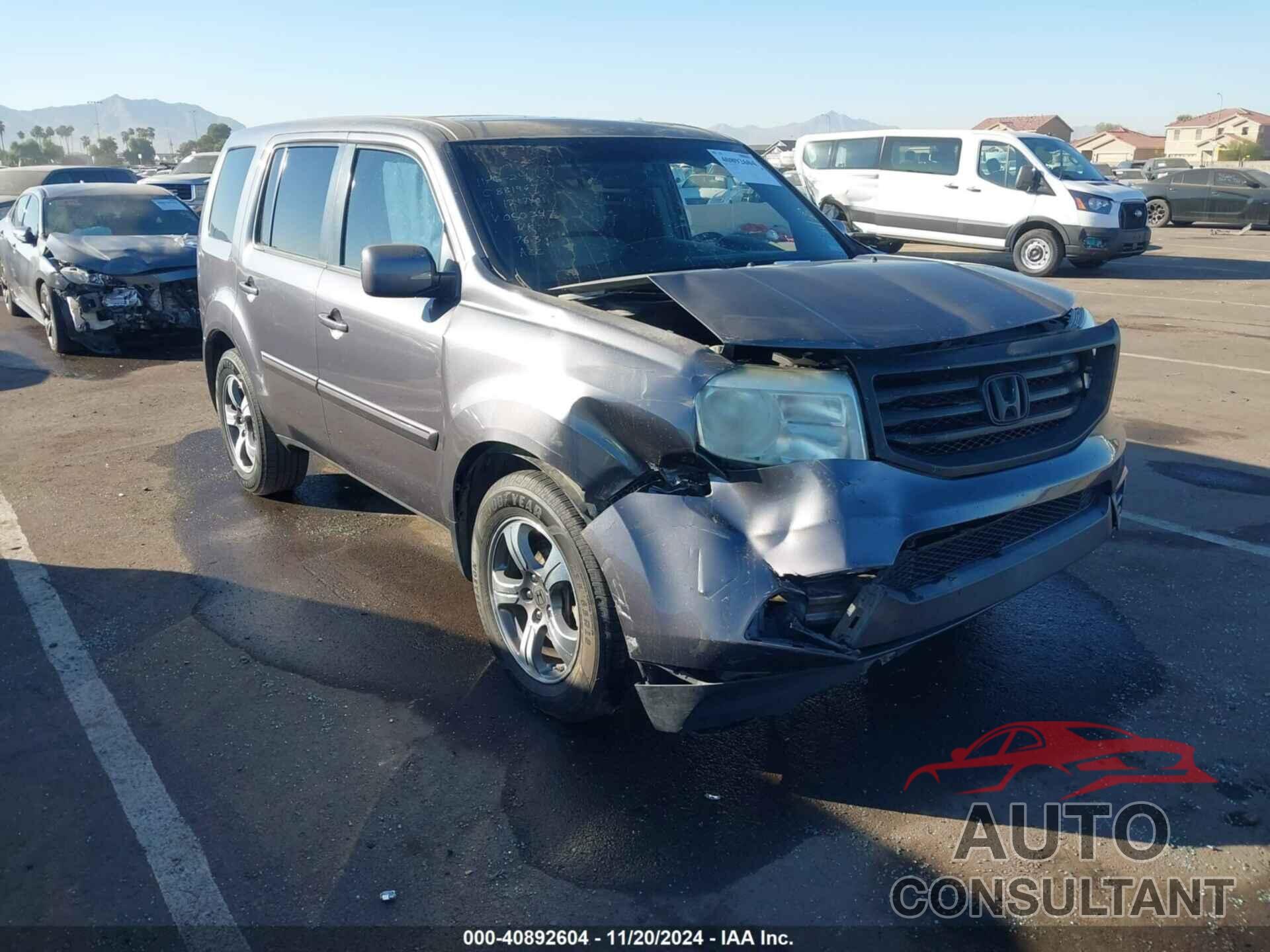 HONDA PILOT 2015 - 5FNYF4H39FB050347
