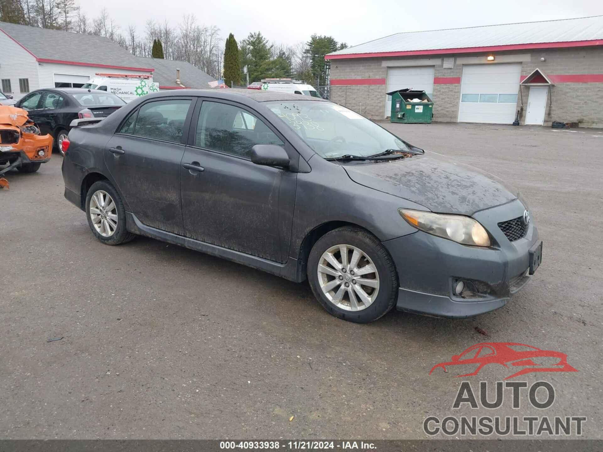 TOYOTA COROLLA 2009 - 2T1BU40E09C157353