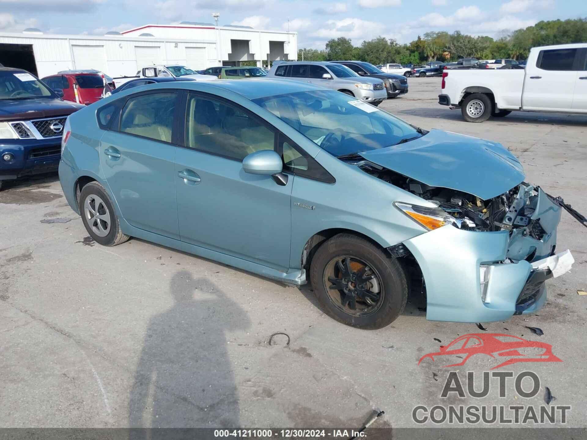 TOYOTA PRIUS 2012 - JTDKN3DU9C1577794