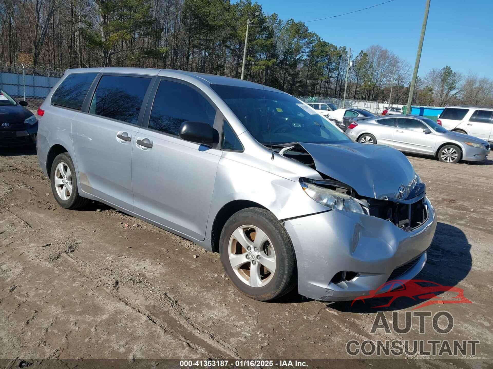 TOYOTA SIENNA 2014 - 5TDZK3DCXES484819