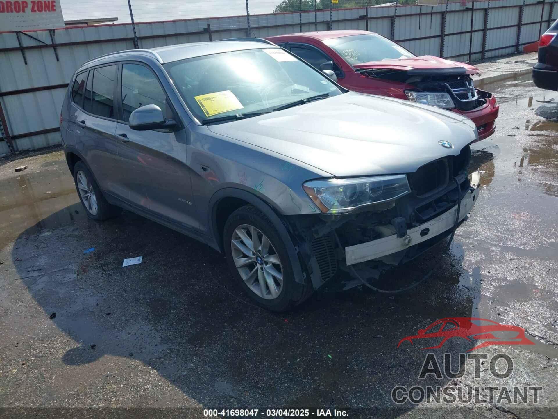 BMW X3 2016 - 5UXWX9C52G0D89897