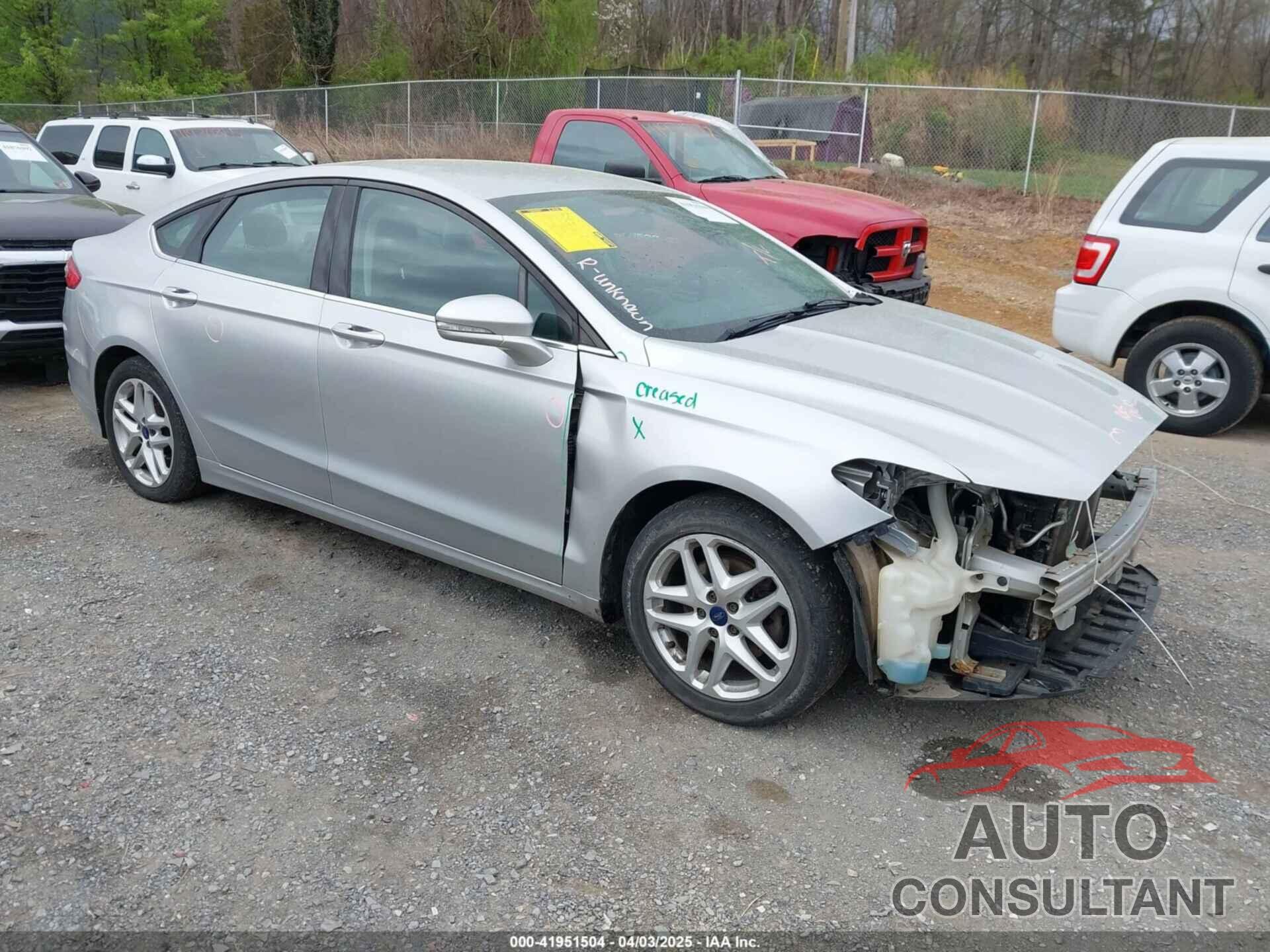 FORD FUSION 2016 - 3FA6P0H7XGR367222