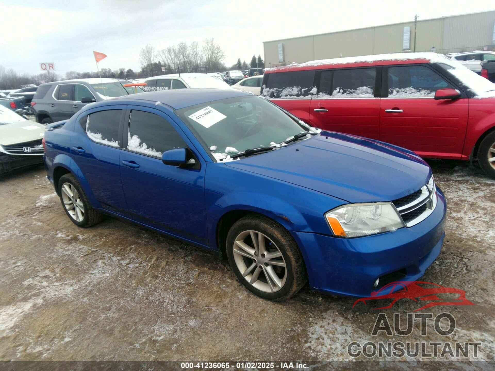 DODGE AVENGER 2012 - 1C3CDZEG7CN206861
