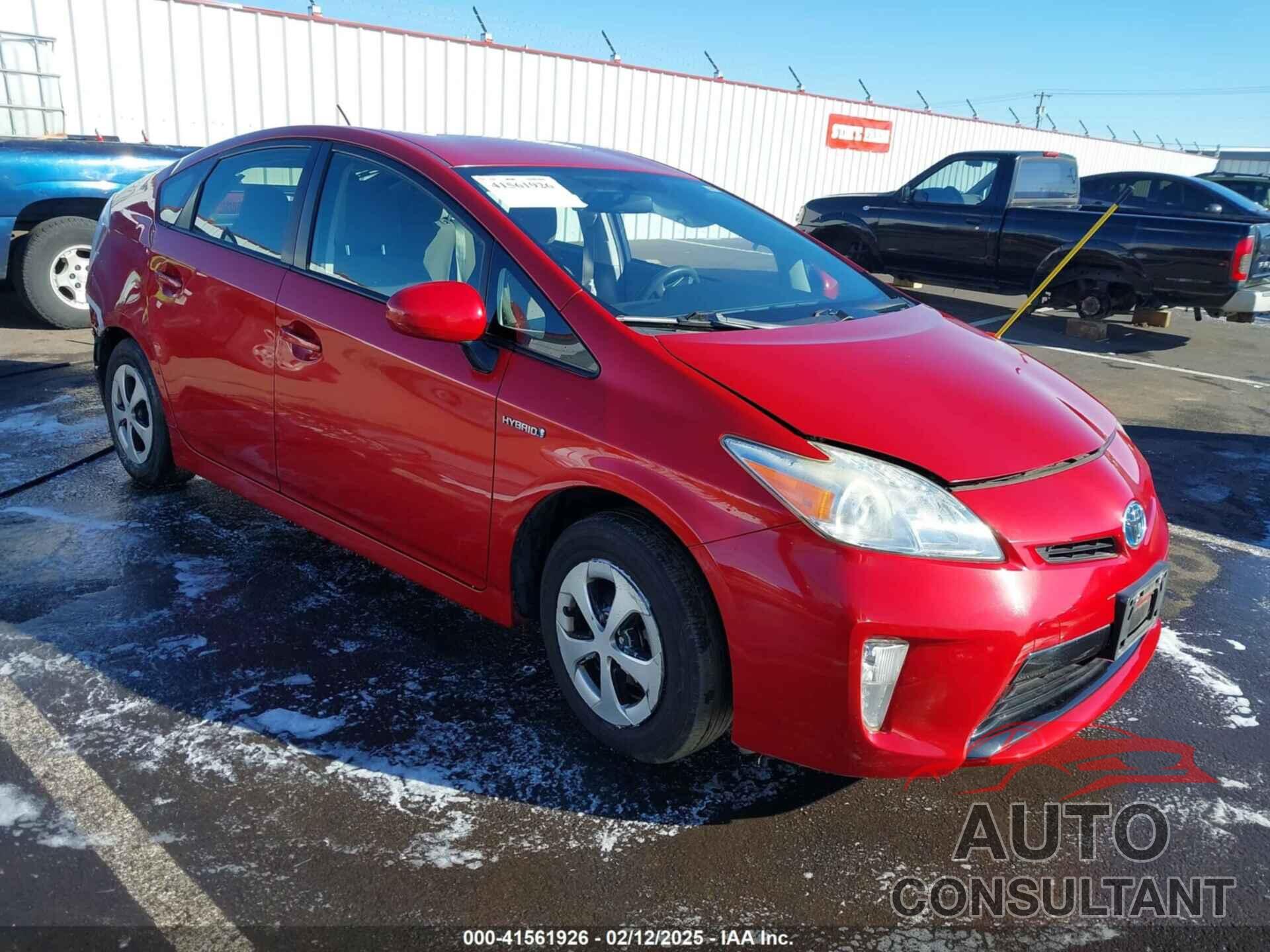 TOYOTA PRIUS 2015 - JTDKN3DU2F1930087