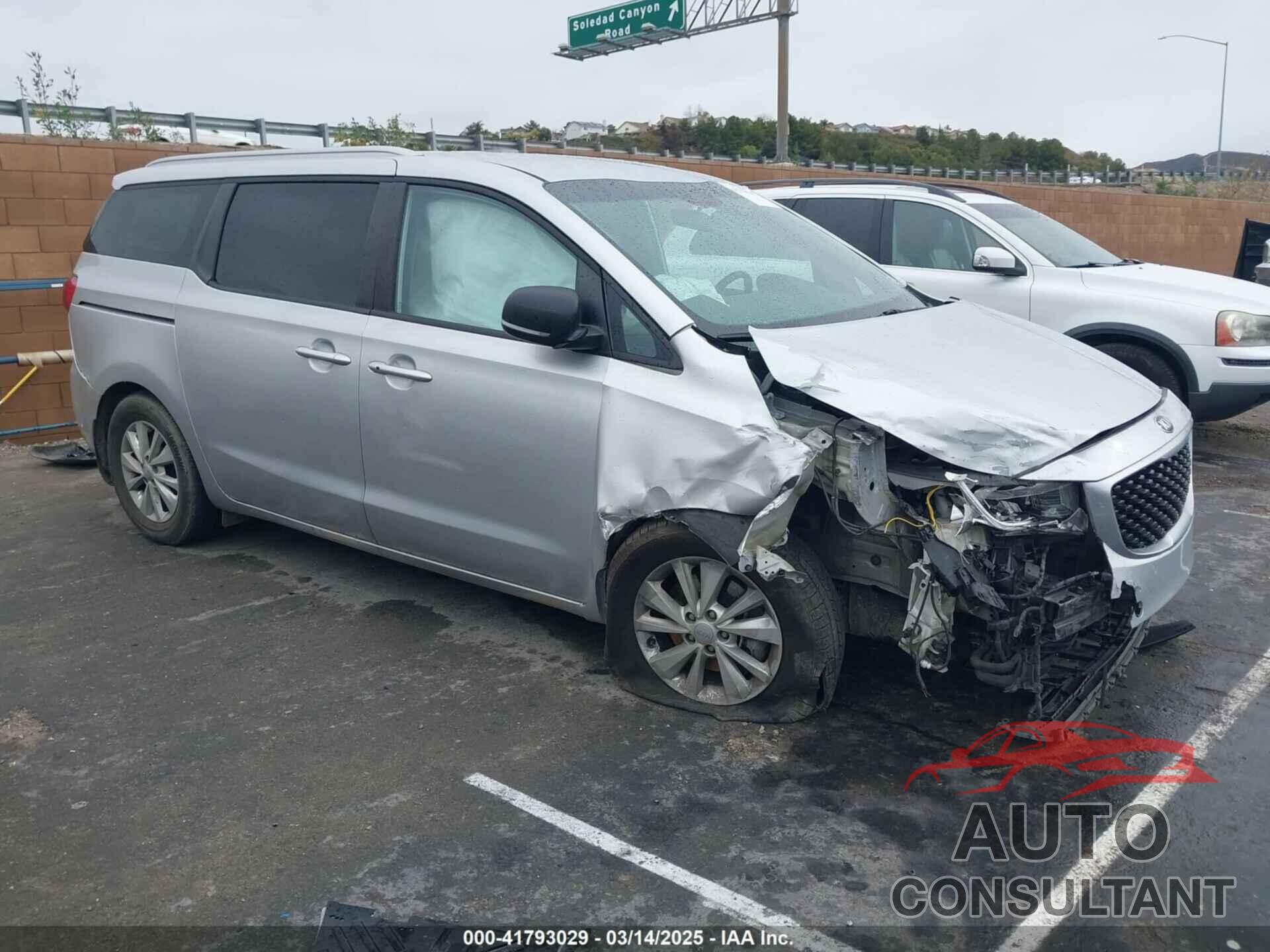 KIA SEDONA 2016 - KNDMB5C13G6212492