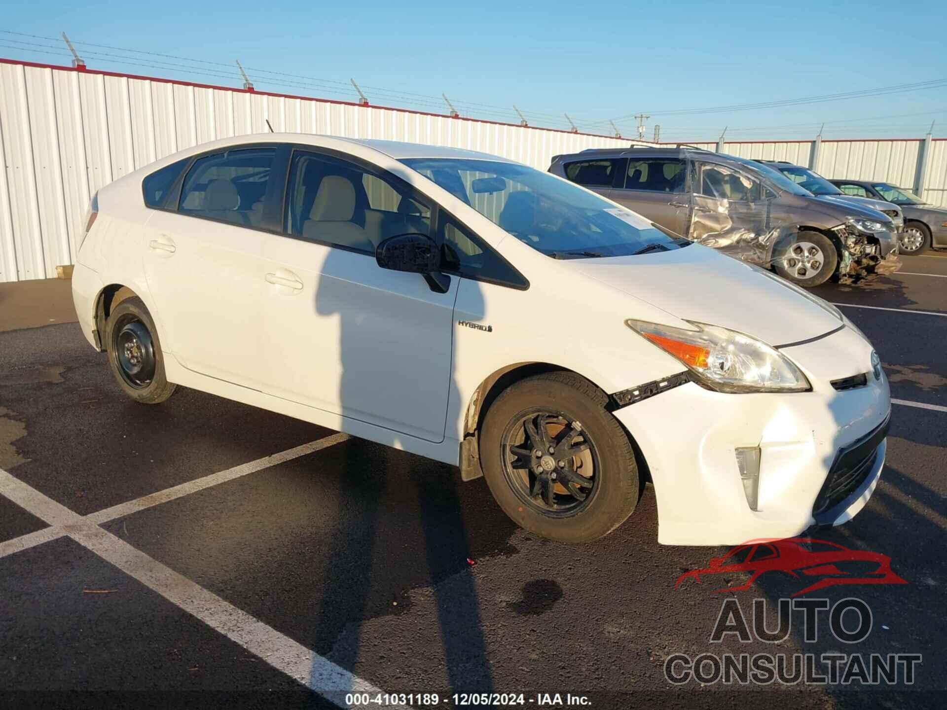 TOYOTA PRIUS 2012 - JTDKN3DU8C5455064