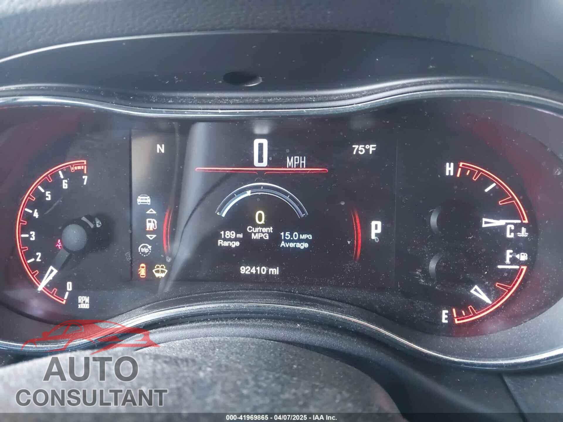 DODGE DURANGO 2017 - 1C4RDHAG7HC936570