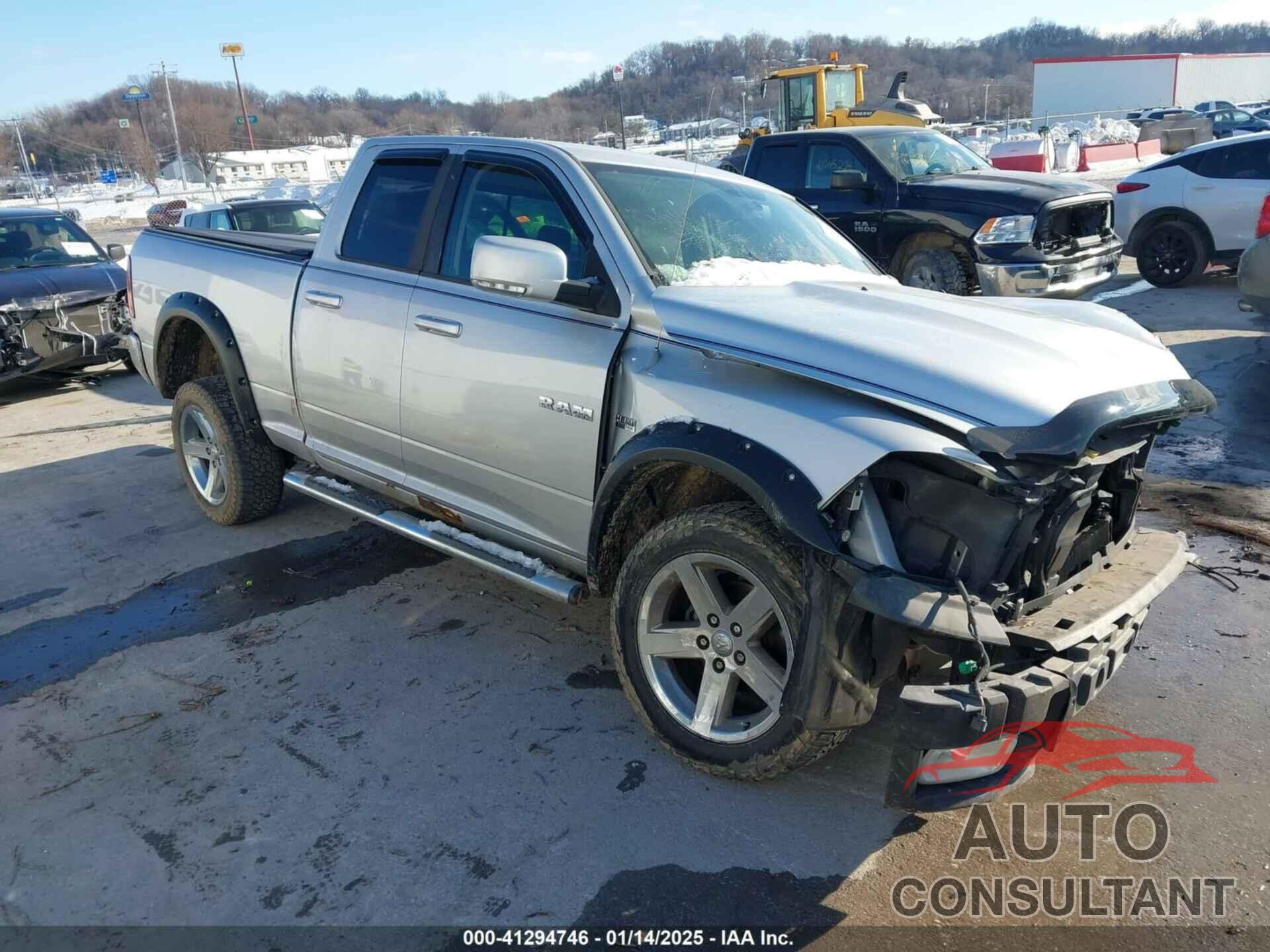 DODGE RAM 1500 2009 - 1D3HV18T99S711777